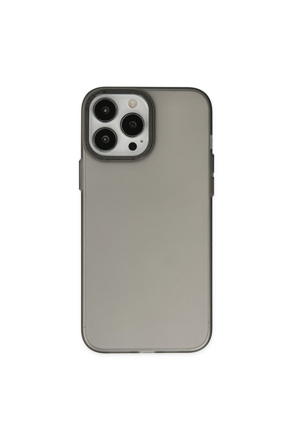 Apple iPhone 14 Pro Max Uyumlu Kılıf Modos Metal Kapak - Siyah