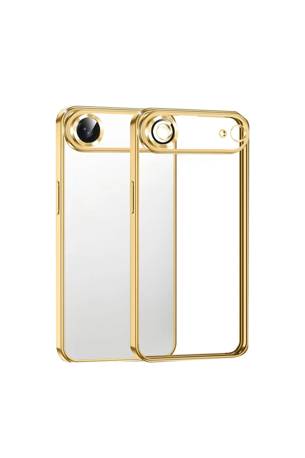 Apple iPhone 17 Air Uyumlu Lensli Silikon - Gold
