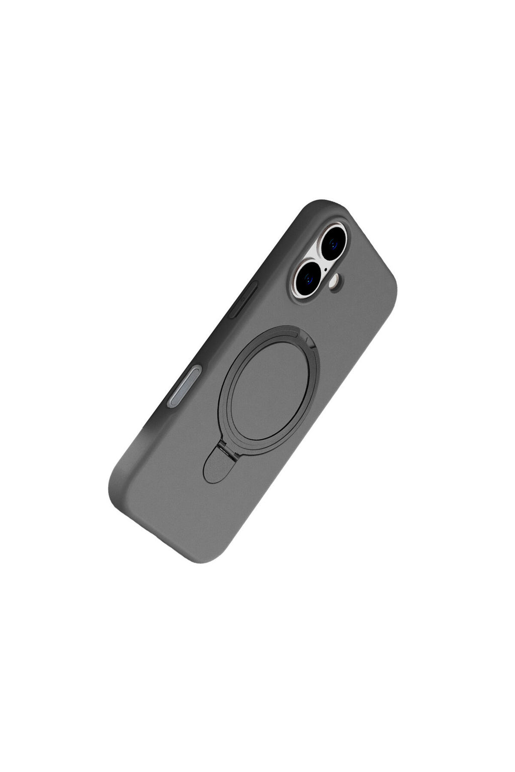 Apple iPhone 16 Uyumlu Regal Magsafe Standlı Kapak - Titan Gri