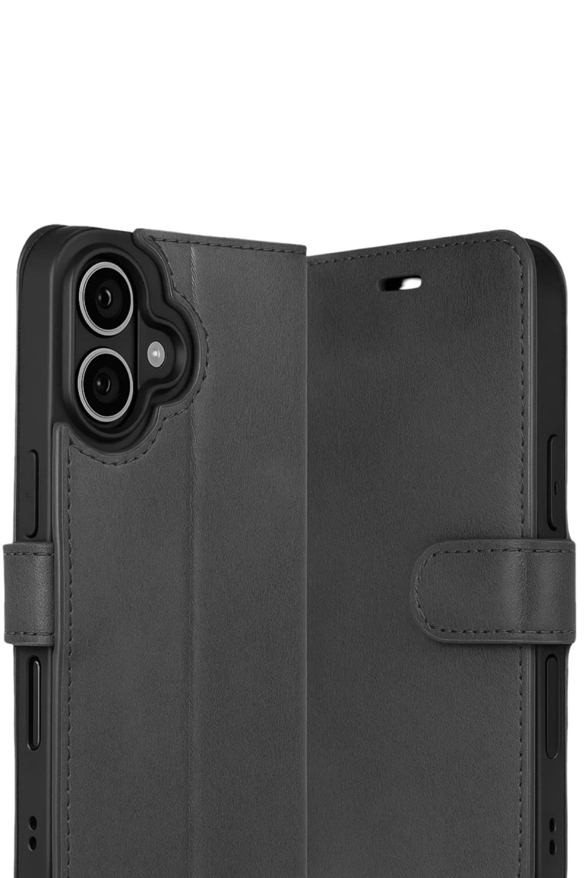Apple iPhone 17 Uyumlu Trend S Plus Kapaklı Kılıf - Siyah