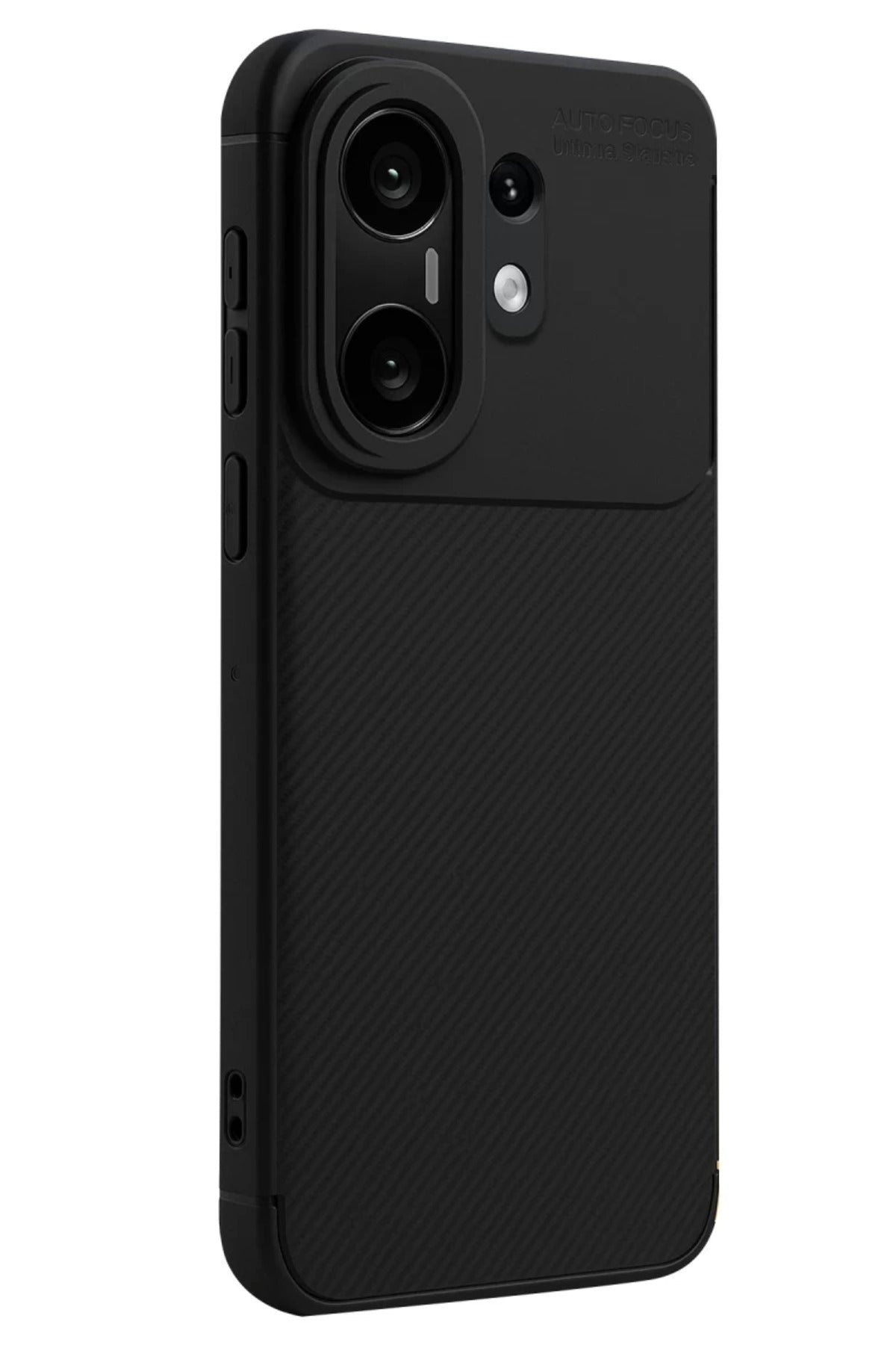 Vivo X200 FE Uyumlu Auto Focus Karbon Kapak - Siyah