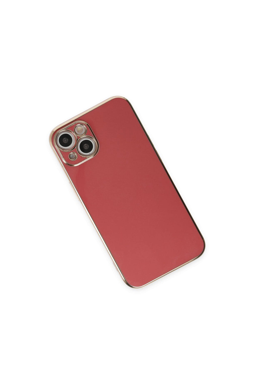 Apple iPhone 15 Uyumlu Kılıf Volet Silikon - Kırmızı