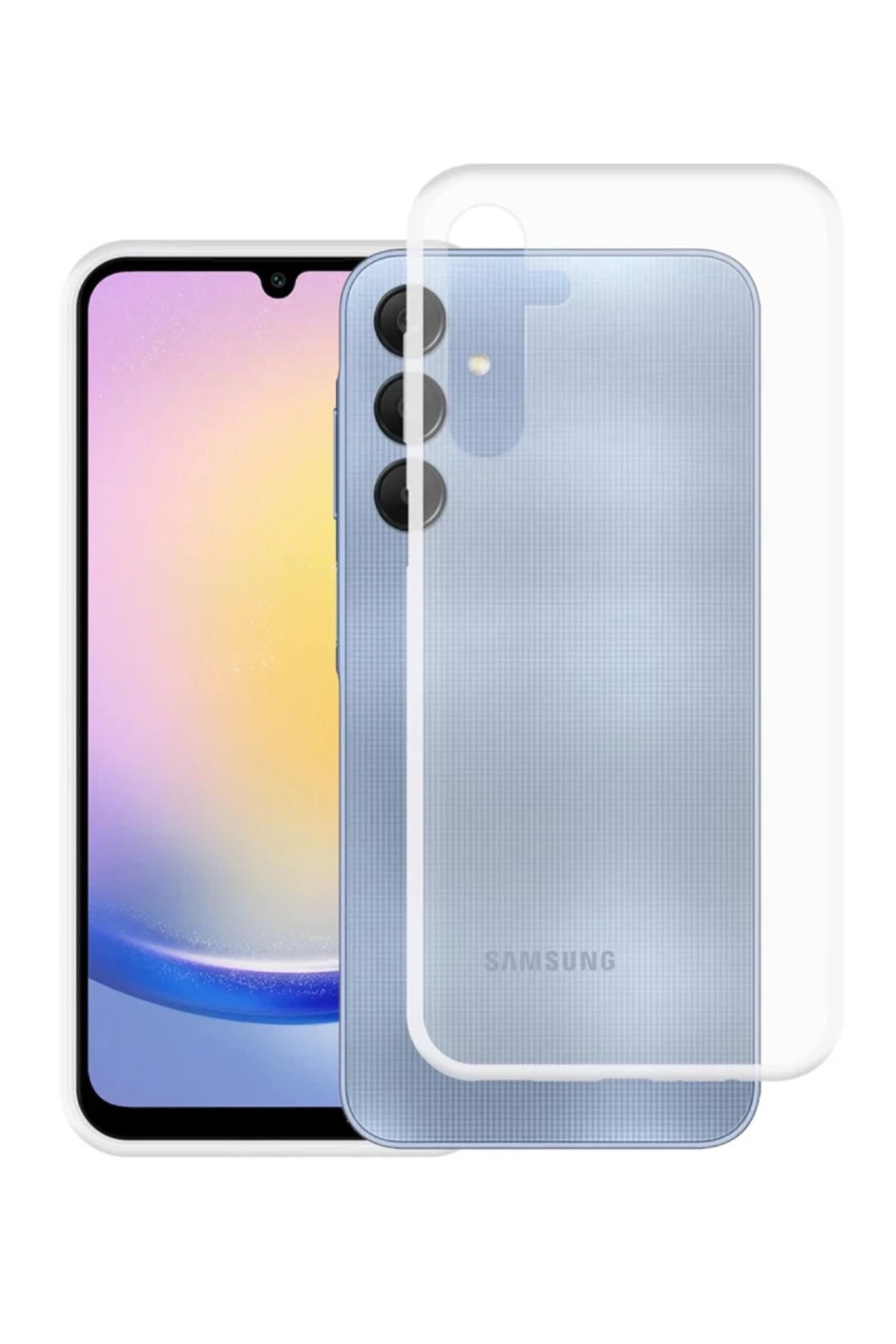 Samsung Galaxy A25 5G Uyumlu Kılıf Lüx Şeffaf Silikon
