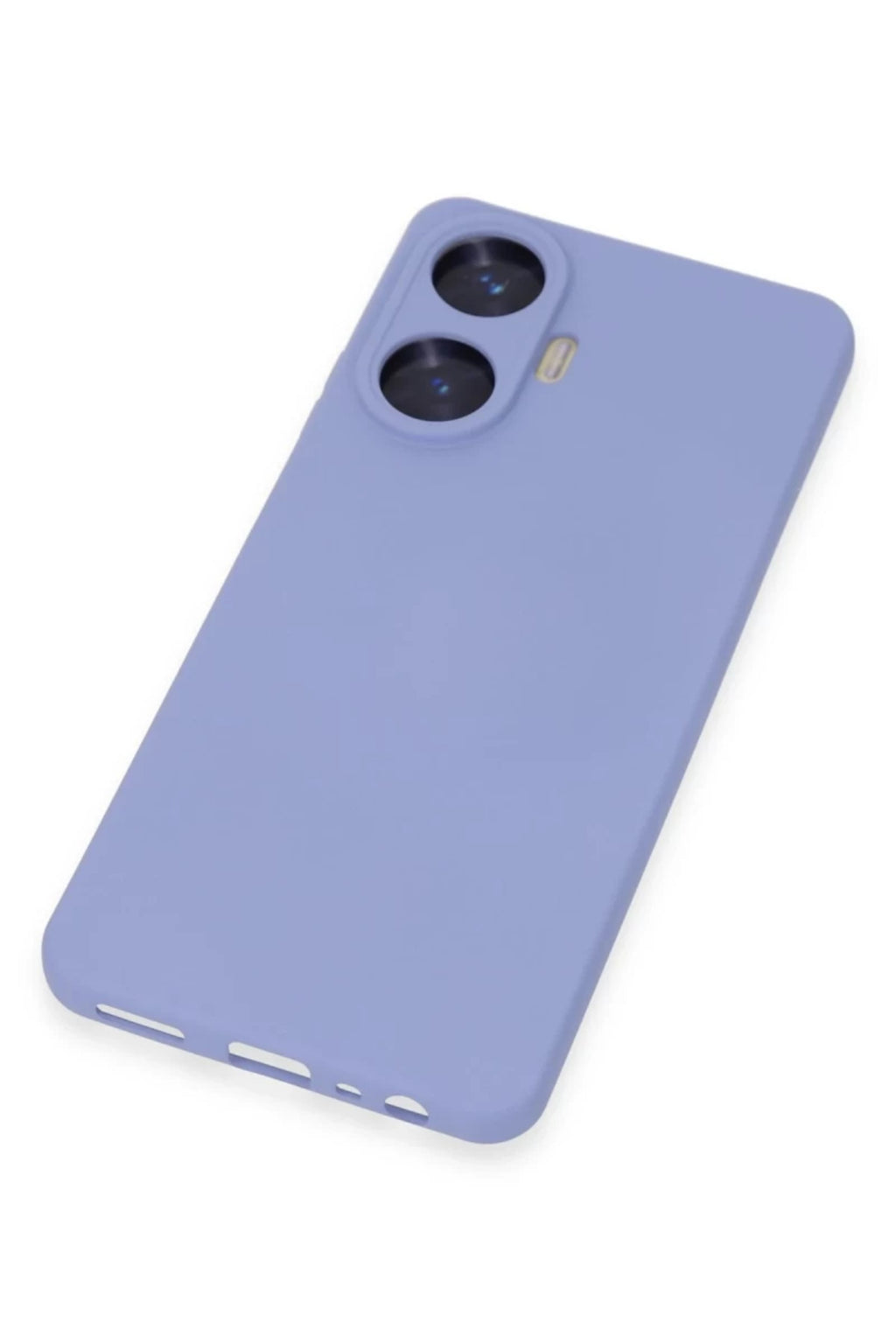 Realme C55 Uyumlu Kılıf Nano içi Kadife Silikon - Lila