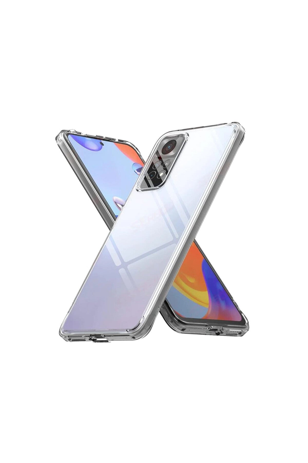 Xiaomi Redmi Note 12 Pro 4G Uyumlu Kılıf Lüx Şeffaf Silikon