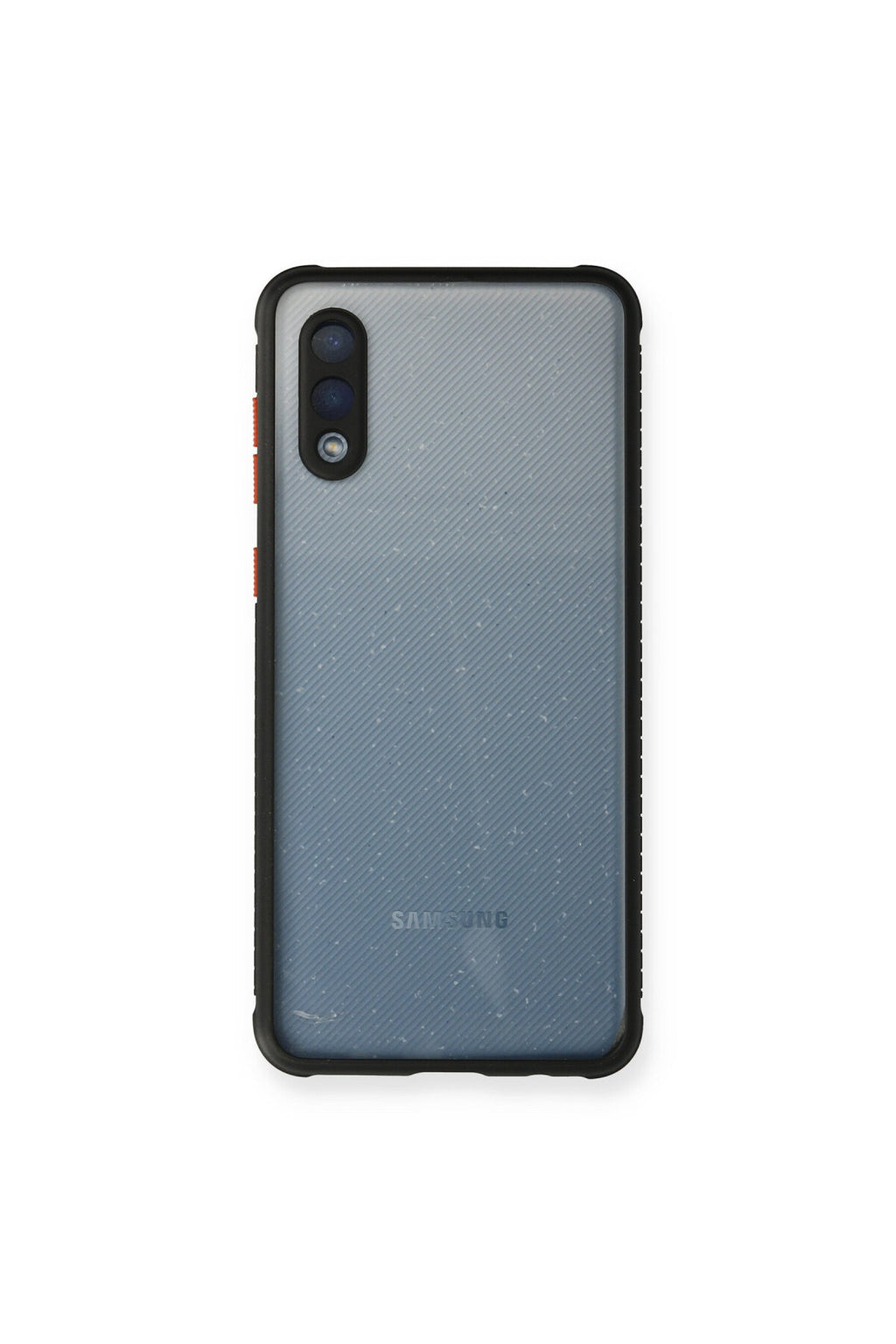 Samsung Galaxy A02 Uyumlu Kılıf Miami Şeffaf Silikon - Siyah