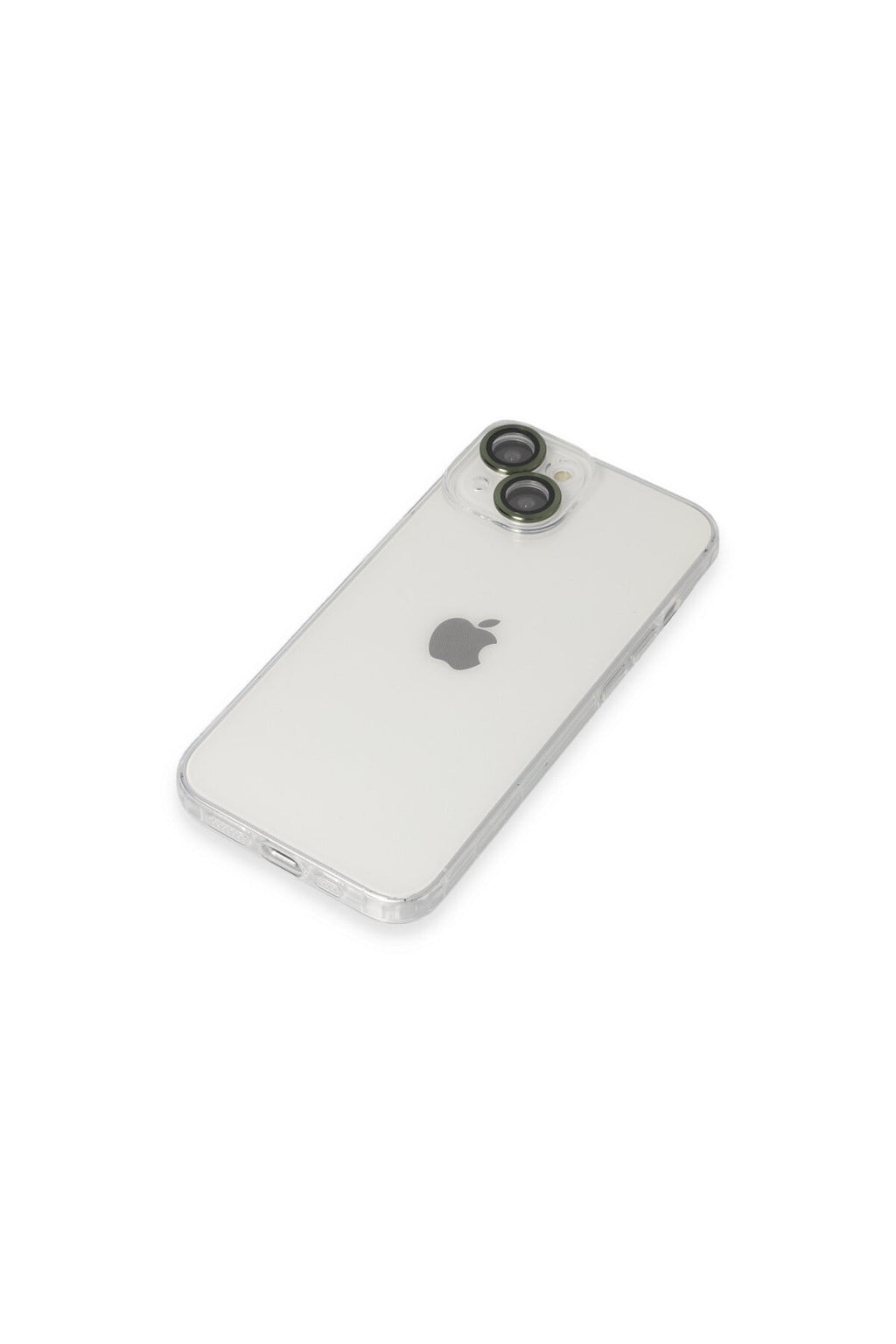 Apple iPhone 14 Uyumlu Kılıf Luko Lens Silikon - Yeşil