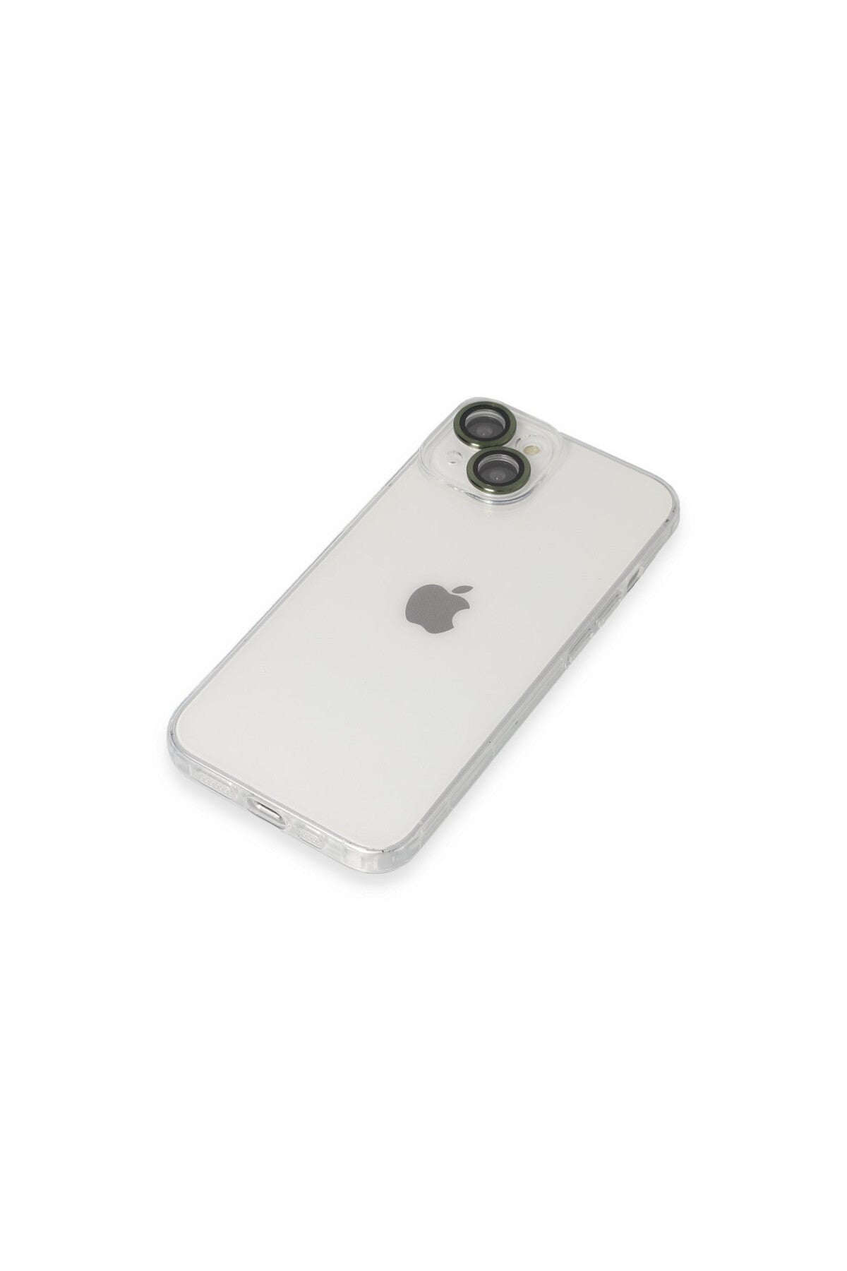 Apple iPhone 14 Uyumlu Kılıf Luko Lens Silikon - Yeşil