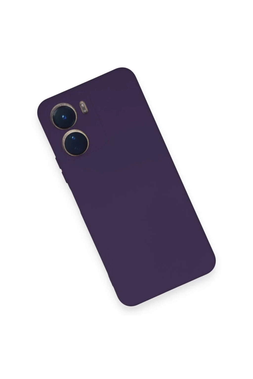 Vivo Y16 Uyumlu Kılıf Nano içi Kadife Silikon - Mor