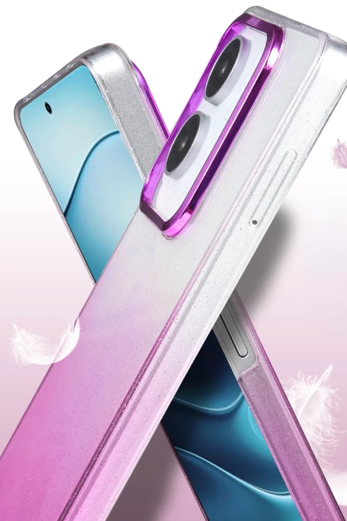 Xiaomi Redmi 13 4G Uyumlu Glossy Kapak - Mavi