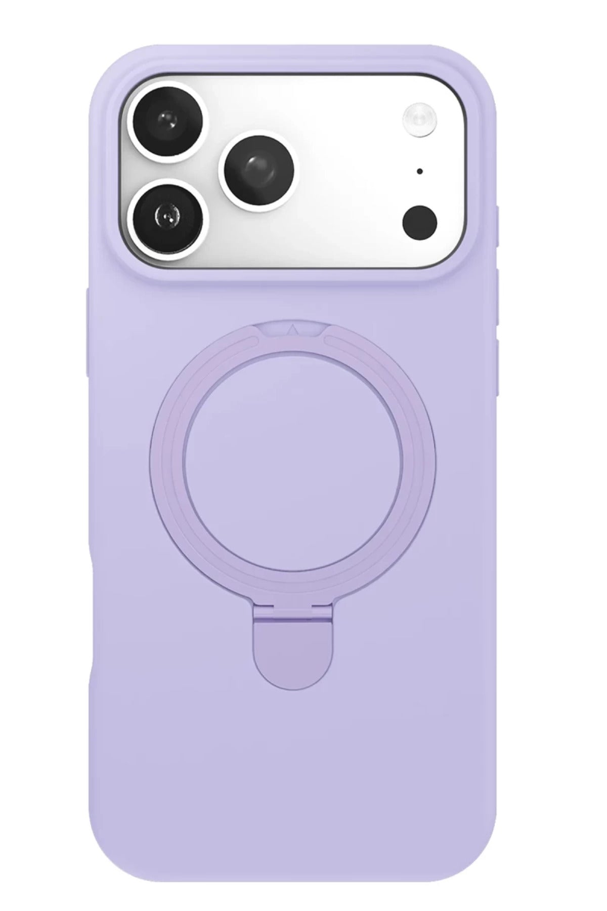 Apple iPhone 17 Pro Uyumlu Regal Magsafe Standlı Kapak - Lila
