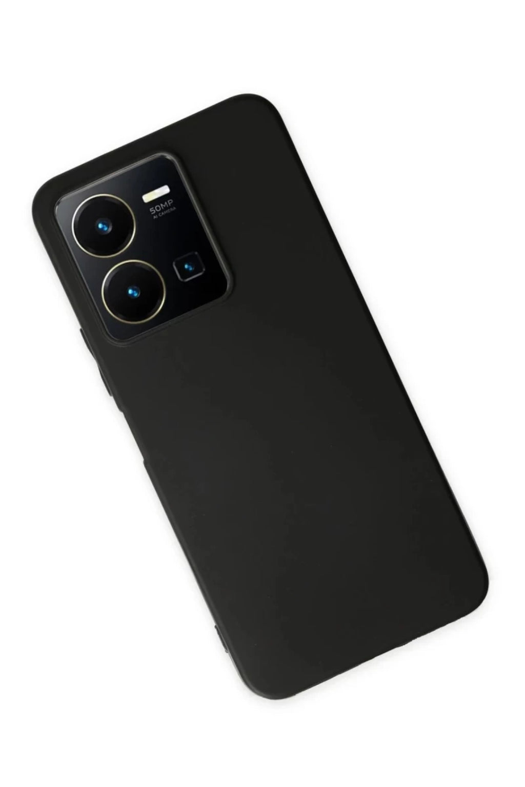 Vivo Y35 Uyumlu Kılıf First Silikon - Siyah