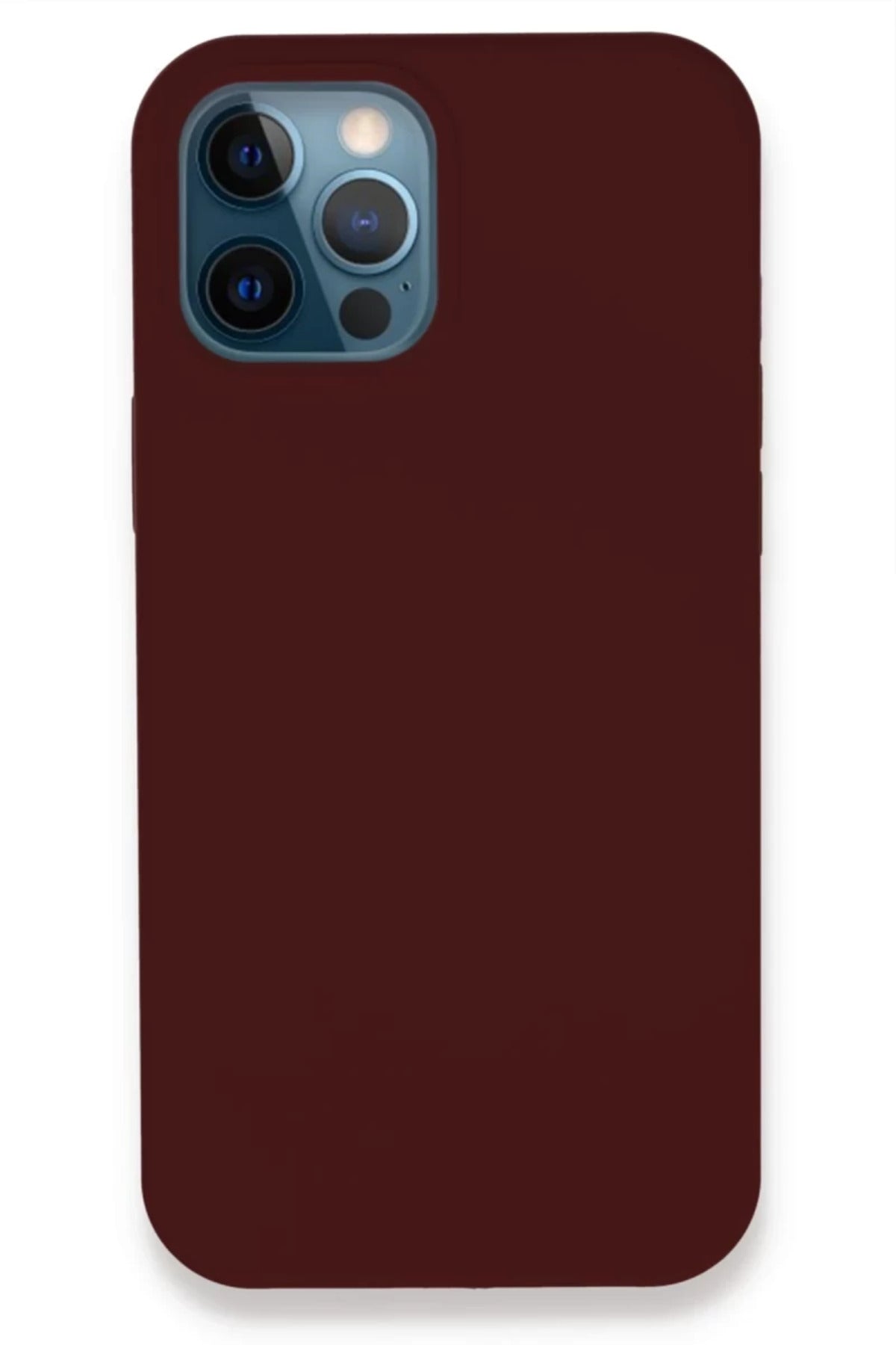 Apple iPhone 12 Pro Uyumlu Kılıf Lansman Legant Silikon - Bordo