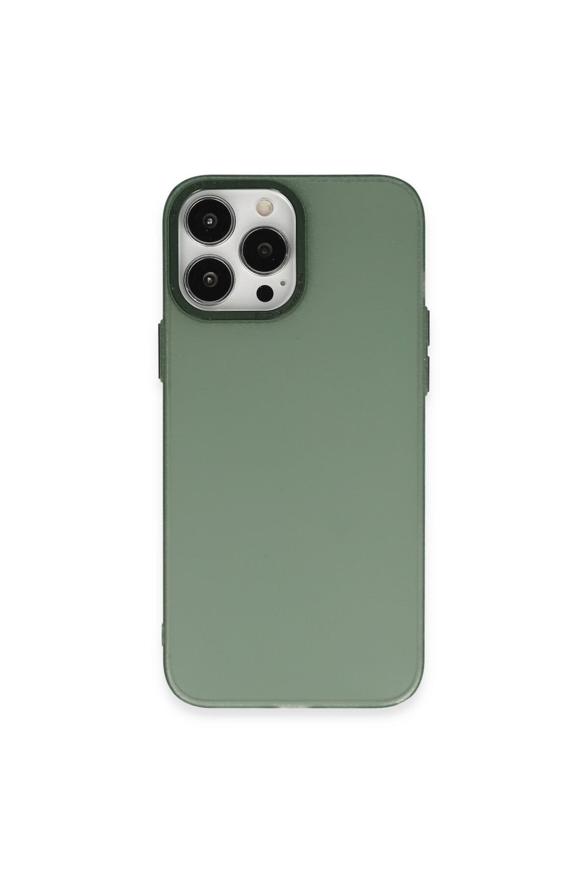 Apple iPhone 14 Pro Max Uyumlu Kılıf Modos Metal Kapak - Koyu Yeşil