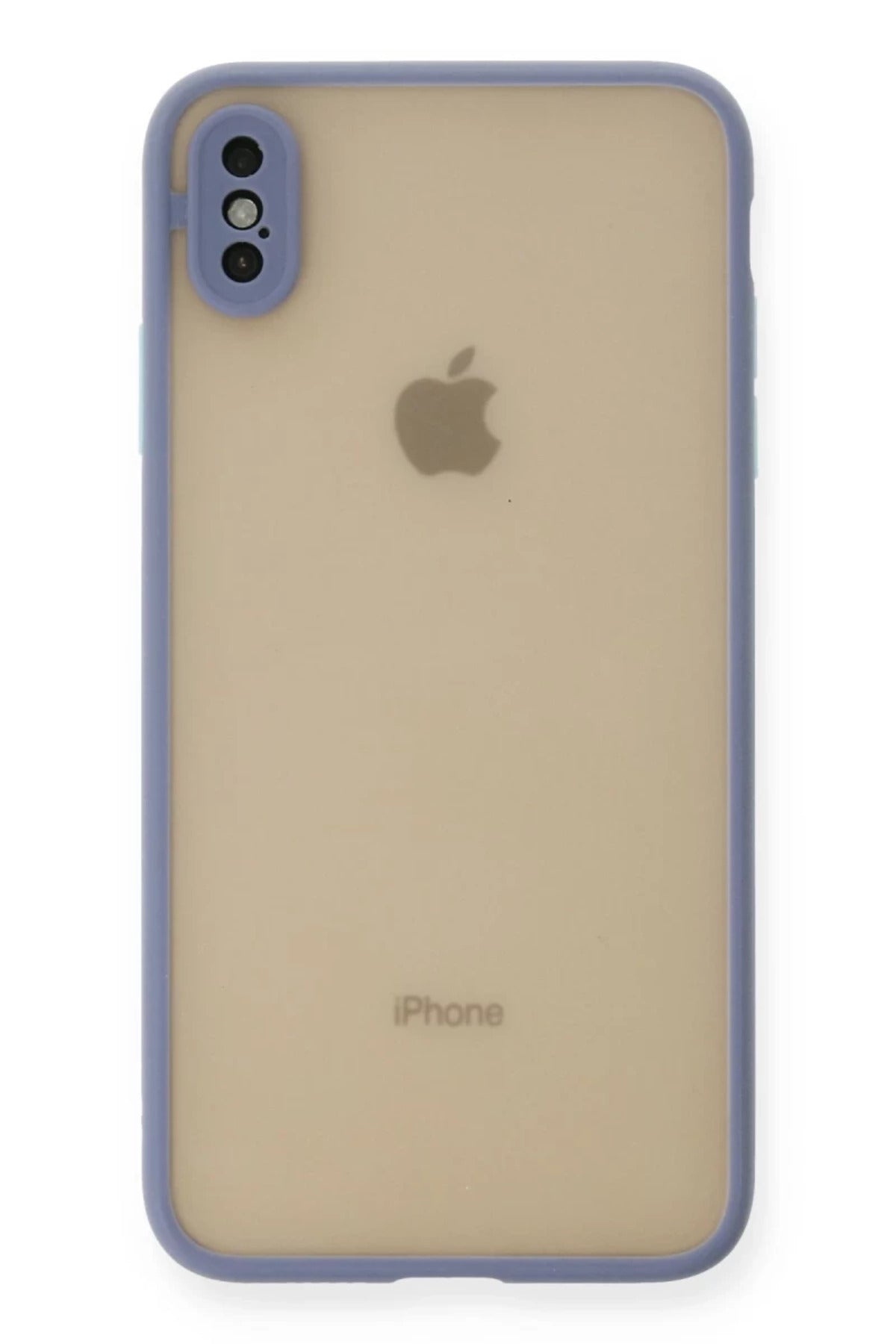Apple iPhone XS Max Uyumlu Kılıf Montreal Silikon Kapak - Gri