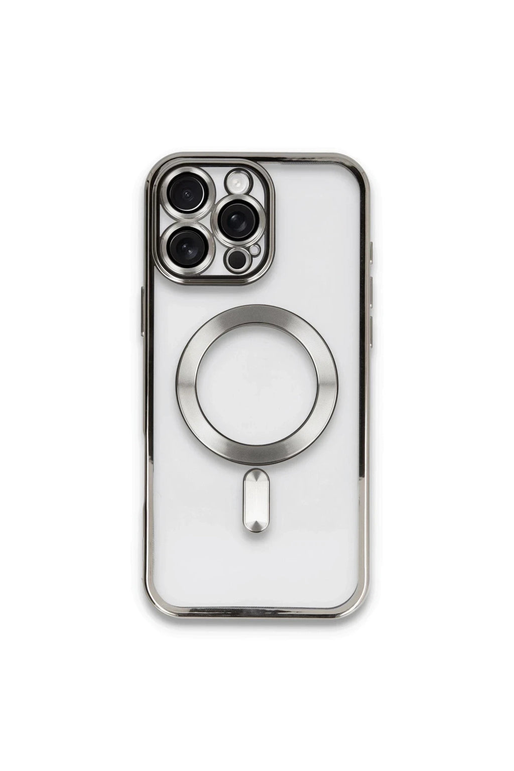 Apple iPhone 16 Pro Uyumlu Kılıf Kross Magneticsafe Kapak - Titan Gri