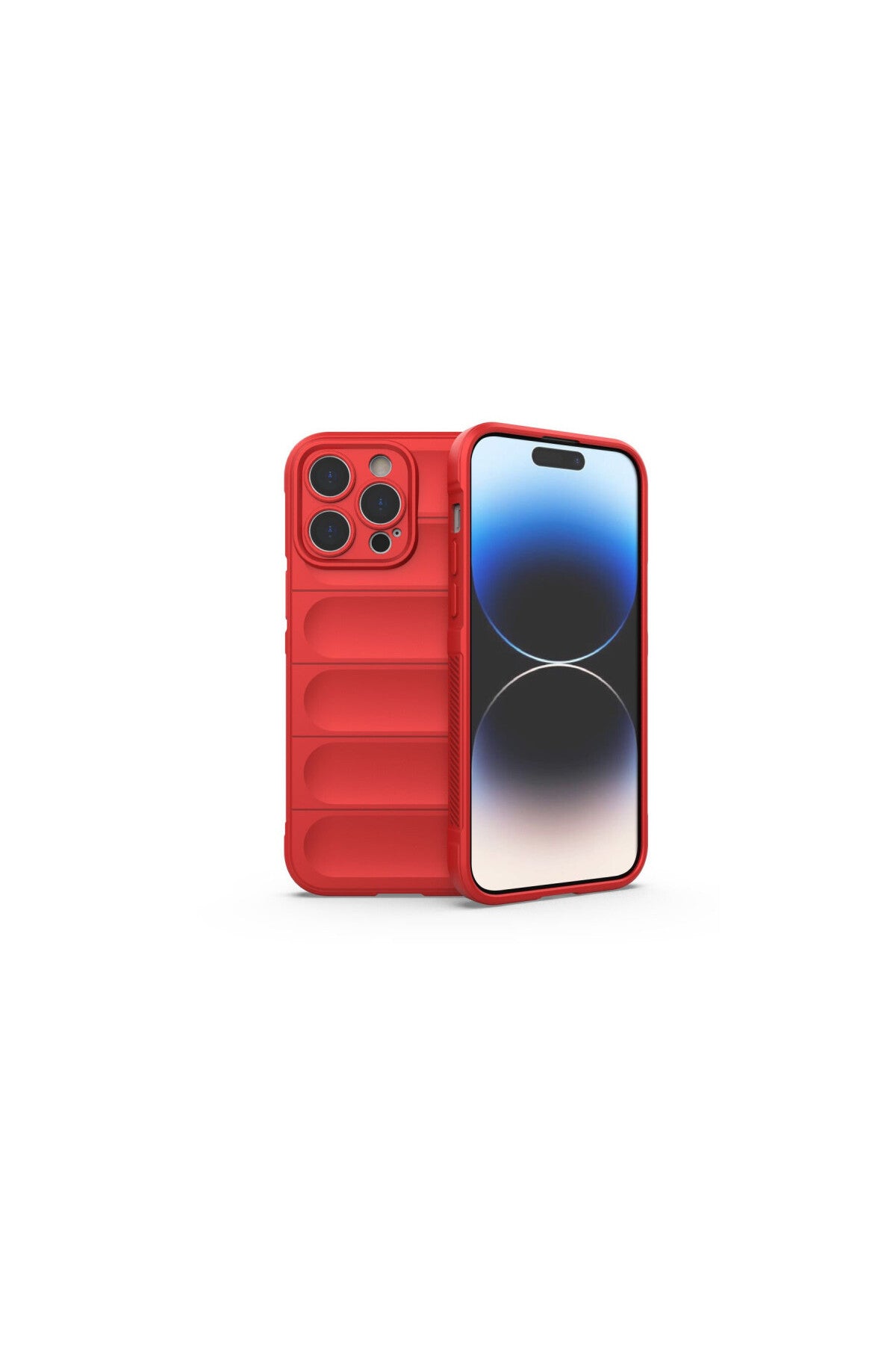 Apple iPhone 15 Pro Uyumlu Kılıf Optimum Silikon - Kırmızı