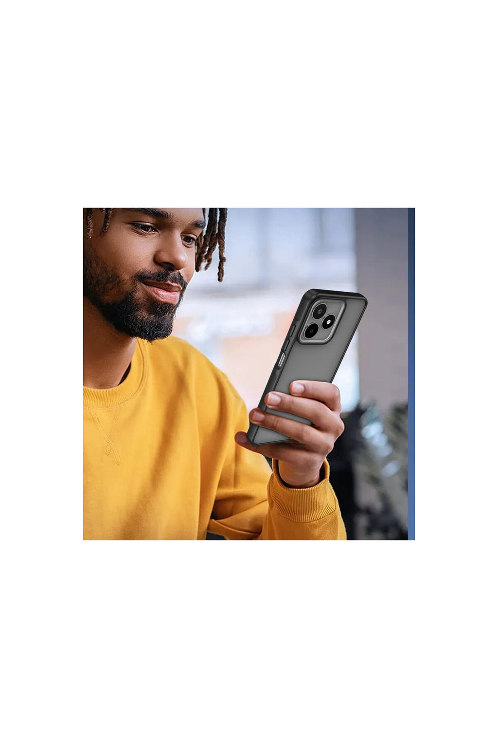 Realme C53 Uyumlu Kılıf Elegant Kapak - Titan Gri