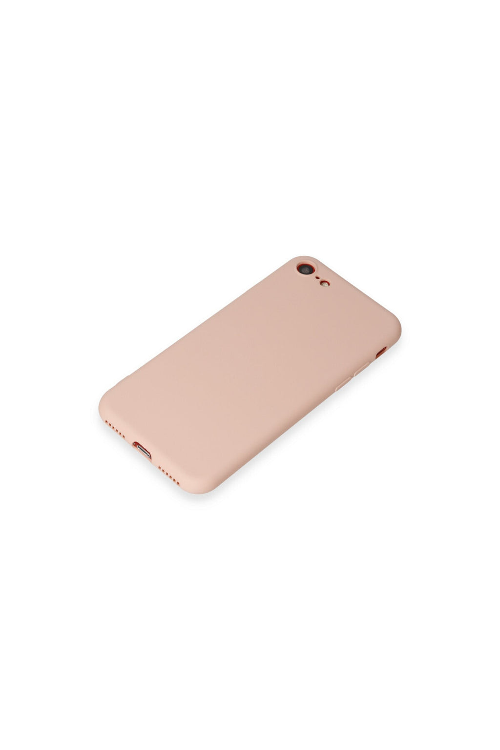 Apple iPhone 7 Uyumlu Kılıf First Silikon - Pudra