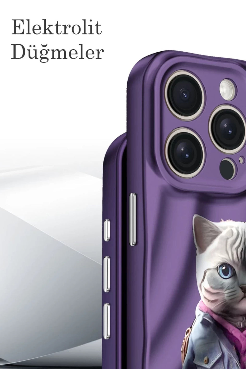 Apple iPhone 14 Pro Uyumlu Kılıf Crew Desenli Kapak - Köpek