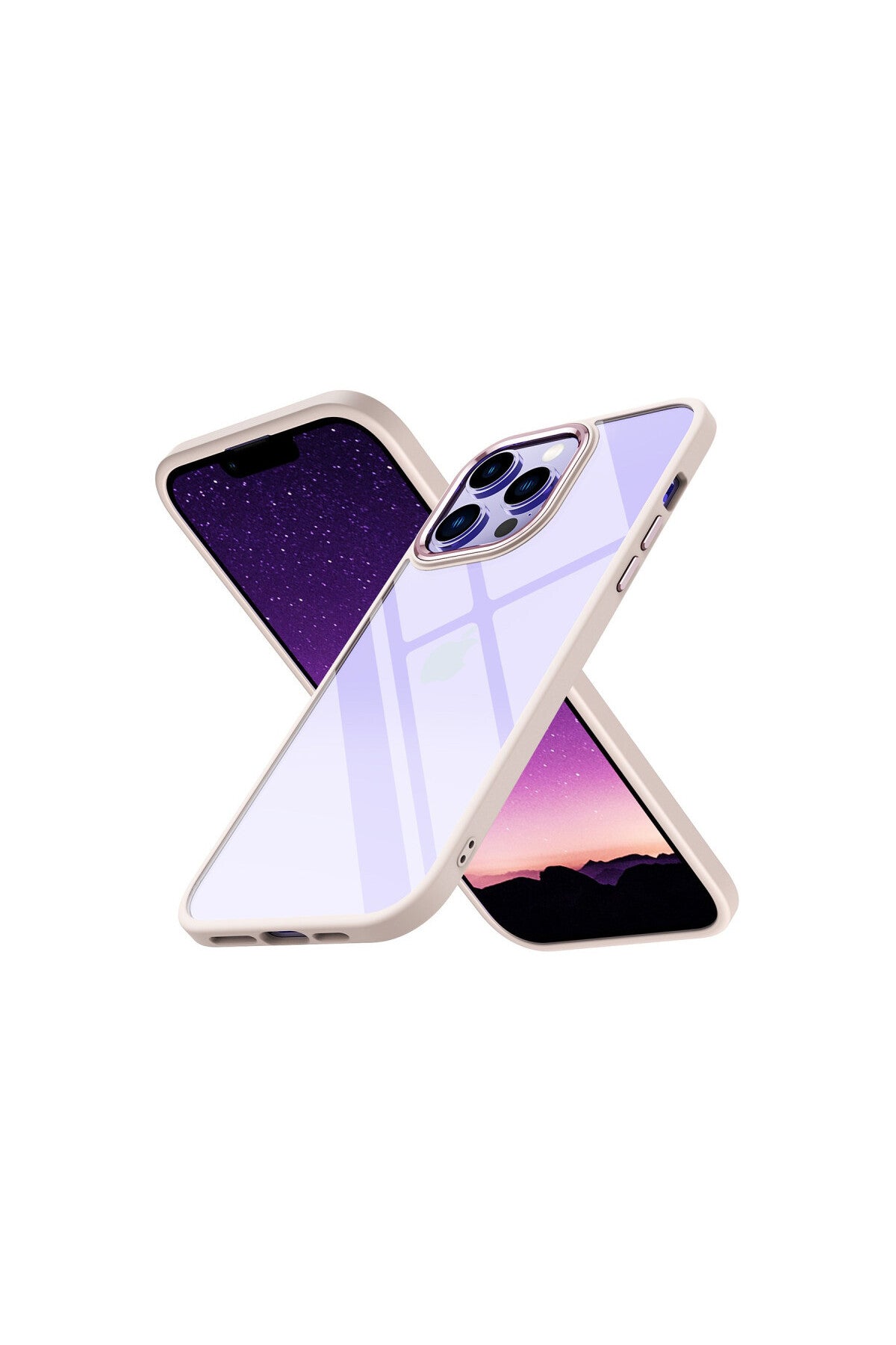 Apple iPhone 14 Pro Max Uyumlu Kılıf Power Silikon - Rose