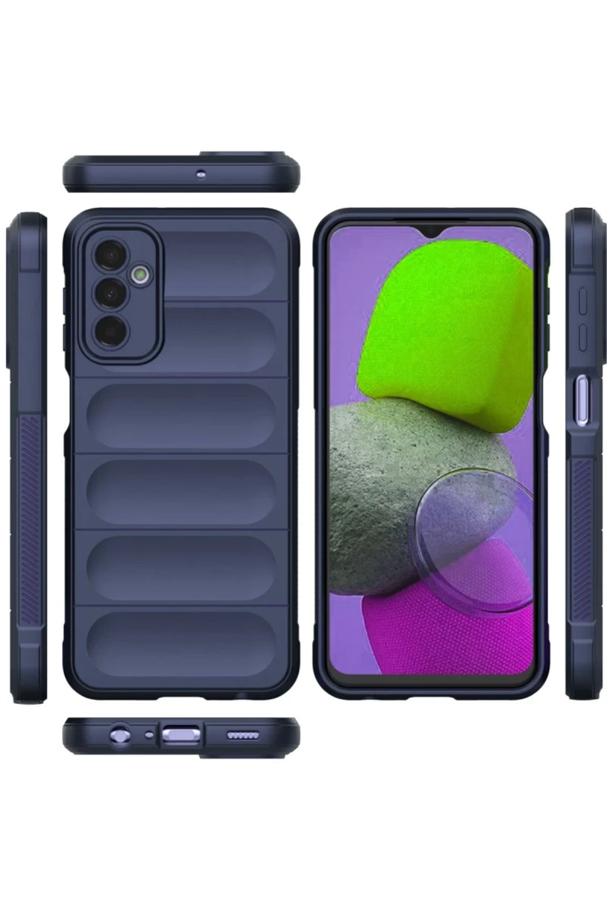 Samsung Galaxy M23 Uyumlu Kılıf Optimum Silikon - Lacivert