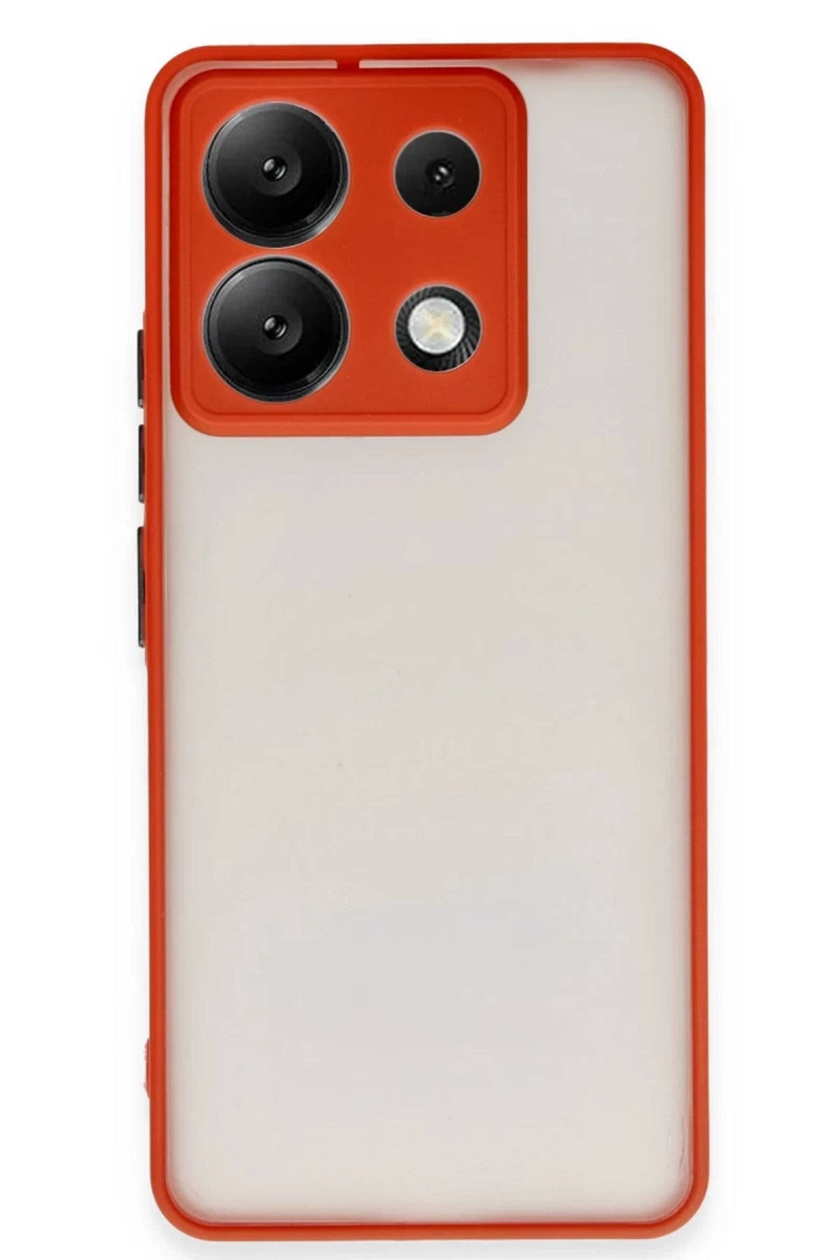Xiaomi Redmi Note 13 5G Uyumlu Kılıf Montreal Silikon Kapak - Kırmızı