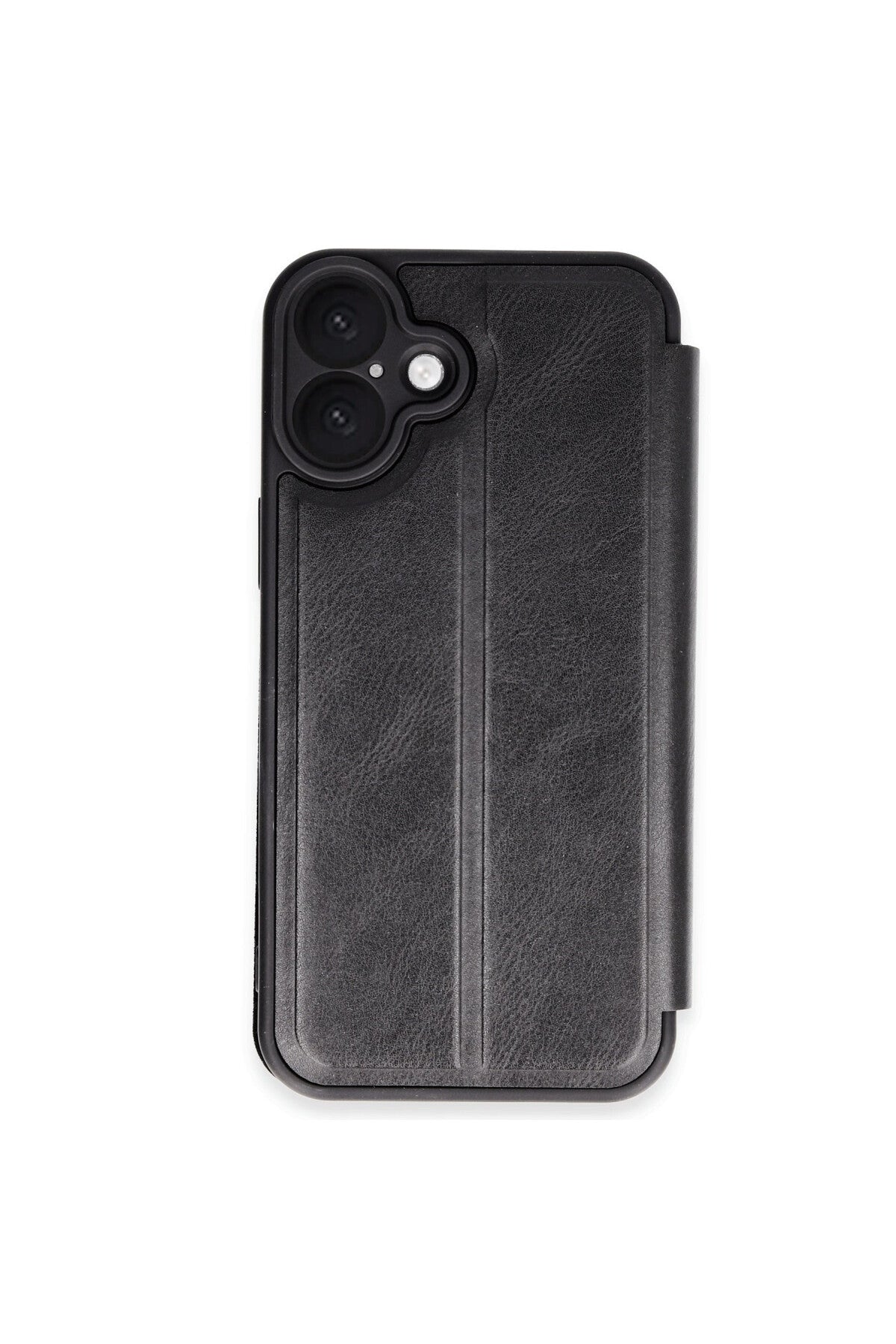 Apple iPhone 16 Plus Uyumlu Kılıf Flip Cover - Siyah