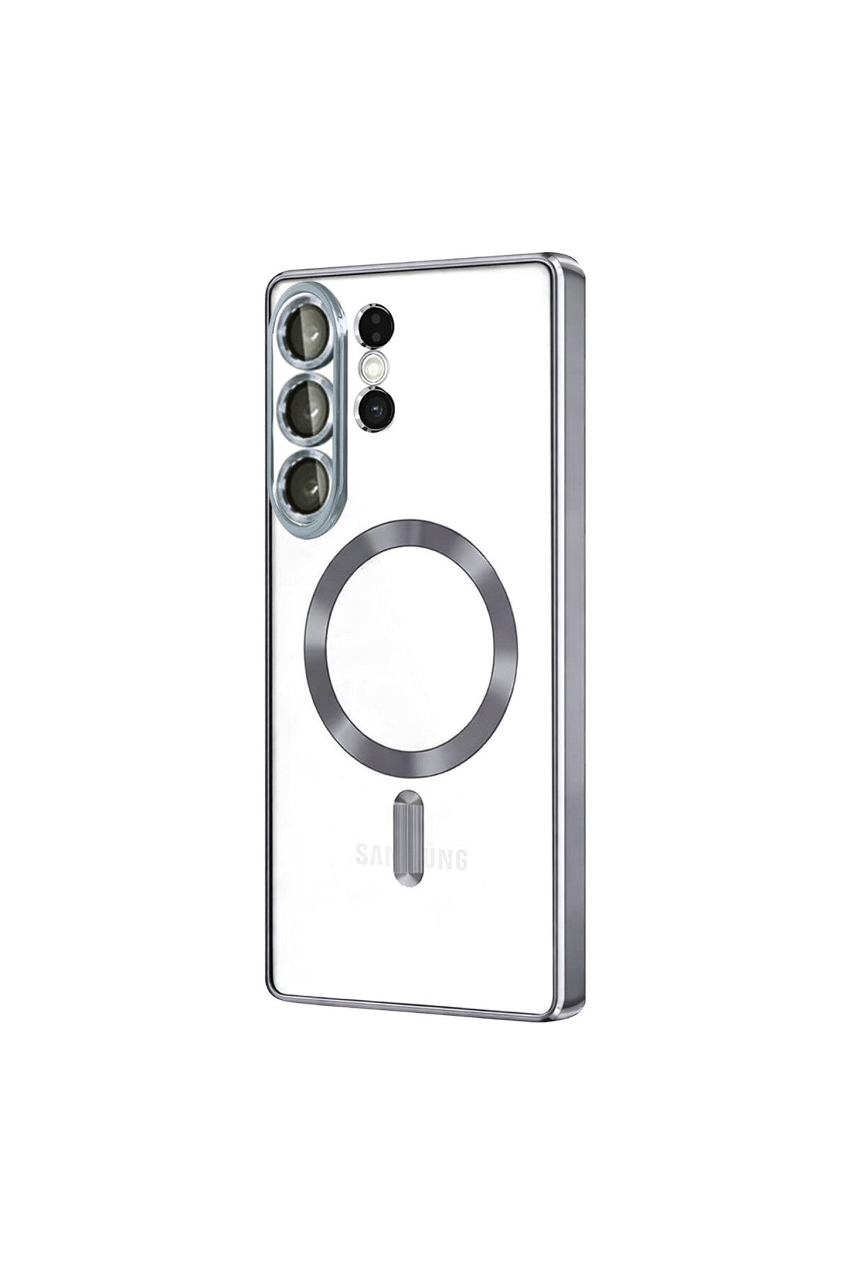 Samsung Galaxy S26 Ultra Uyumlu Kross Magneticsafe Kapak - Titan Gri