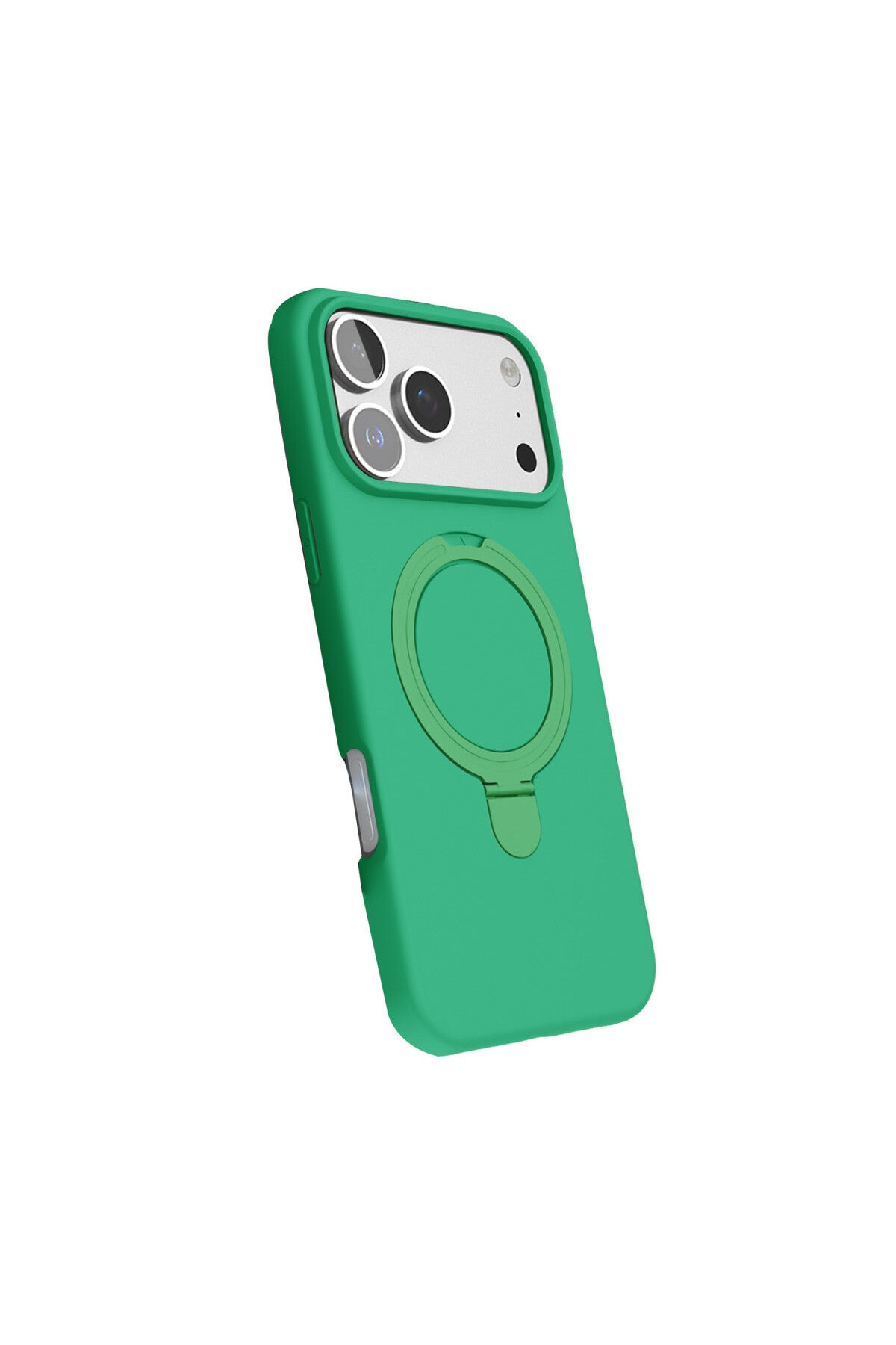 Apple iPhone 17 Pro Uyumlu Regal Magsafe Standlı Kapak - Yeşil