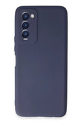 Tecno Camon 18 Uyumlu Kılıf First Silikon - Lacivert