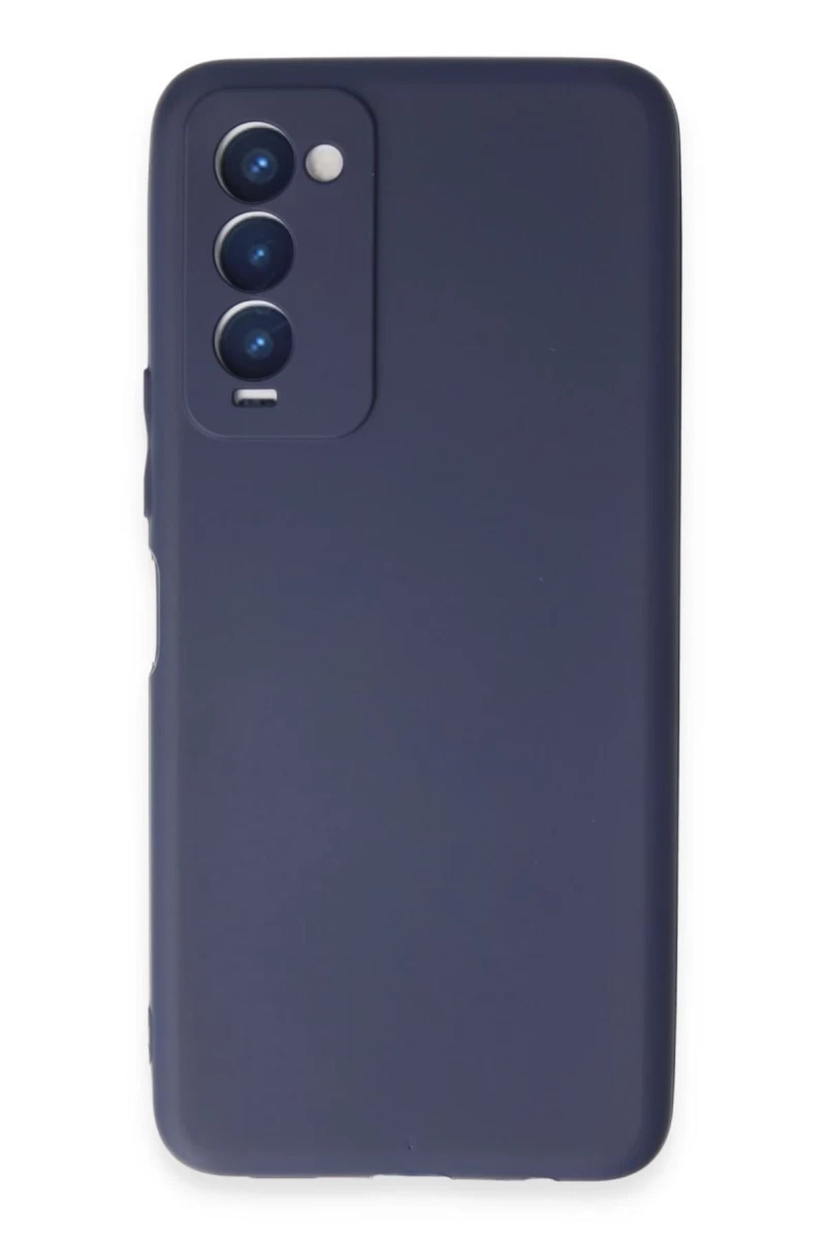 Tecno Camon 18 Uyumlu Kılıf First Silikon - Lacivert