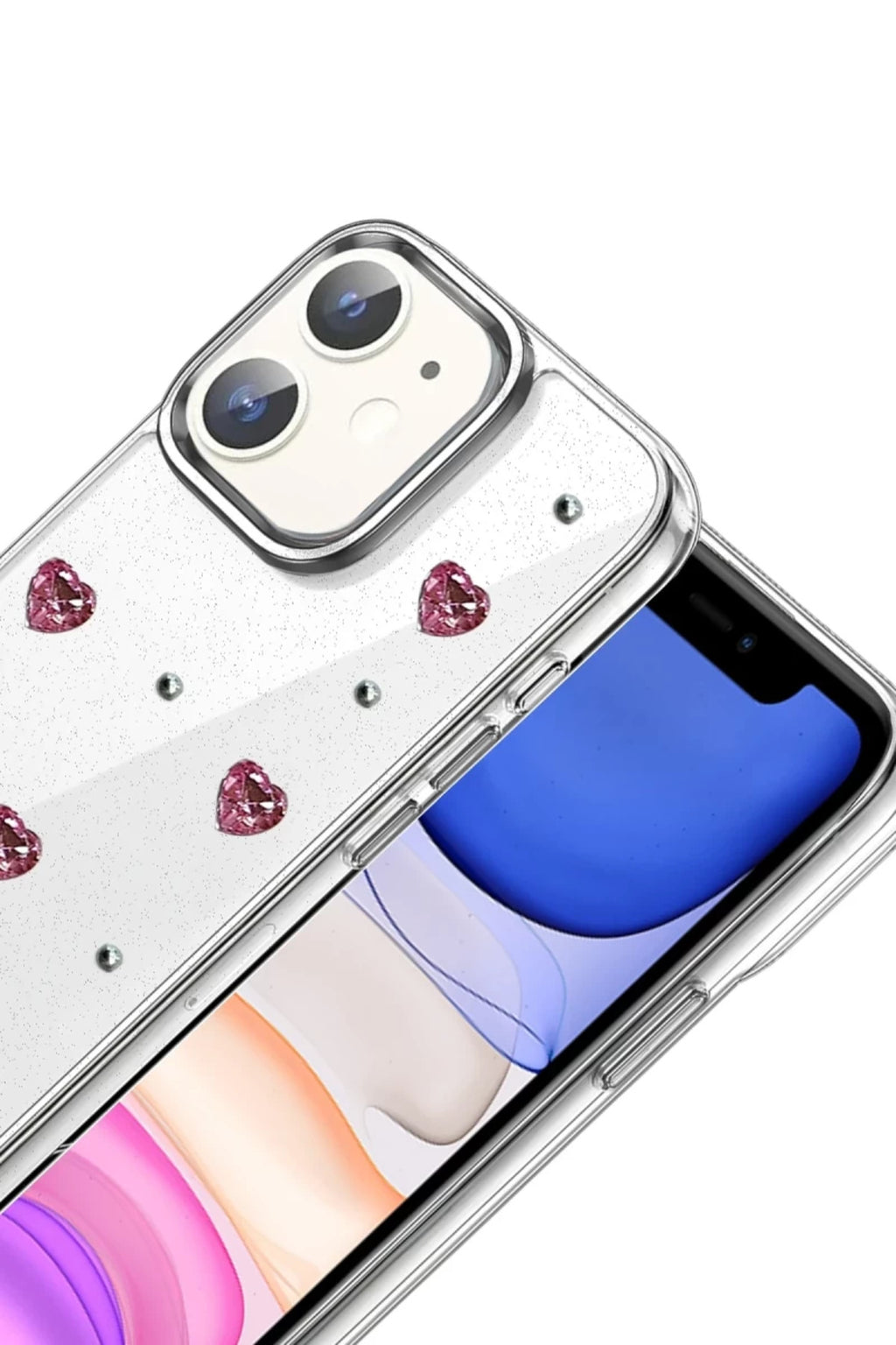 Apple iPhone 11 Uyumlu Fiyonk Desenli Kapak - Desen 3