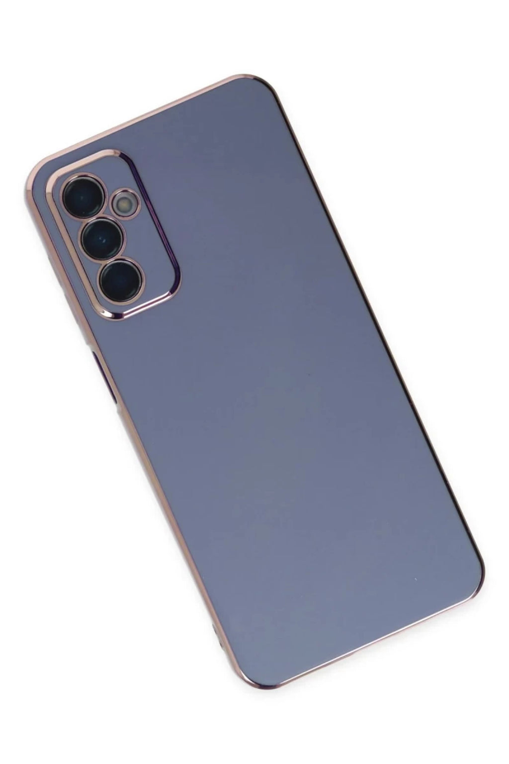 Samsung Galaxy M23 Uyumlu Kılıf Volet Silikon - Mavi