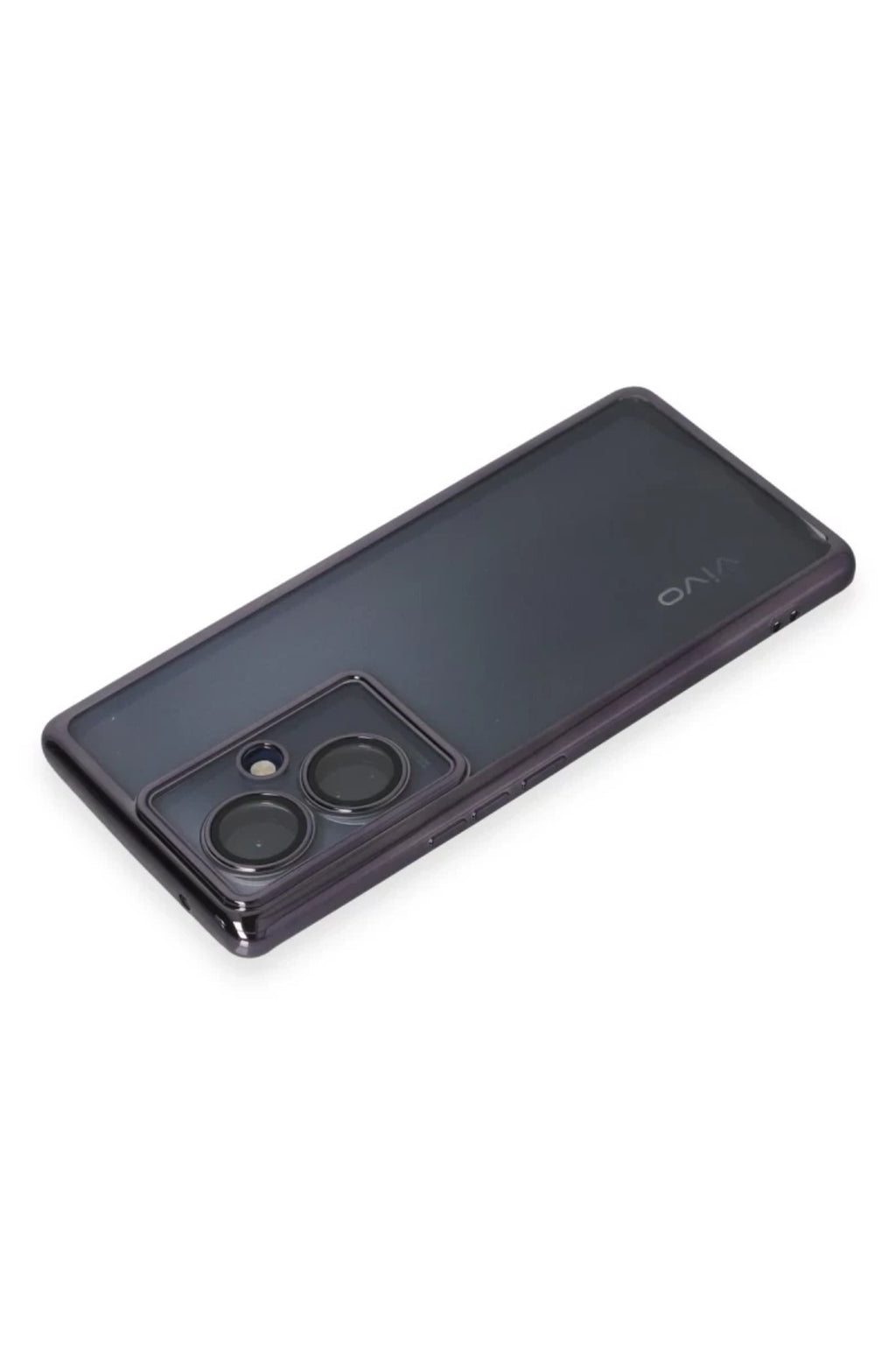 Vivo V29 Lite Uyumlu Kılıf Lensli Silikon - Mor