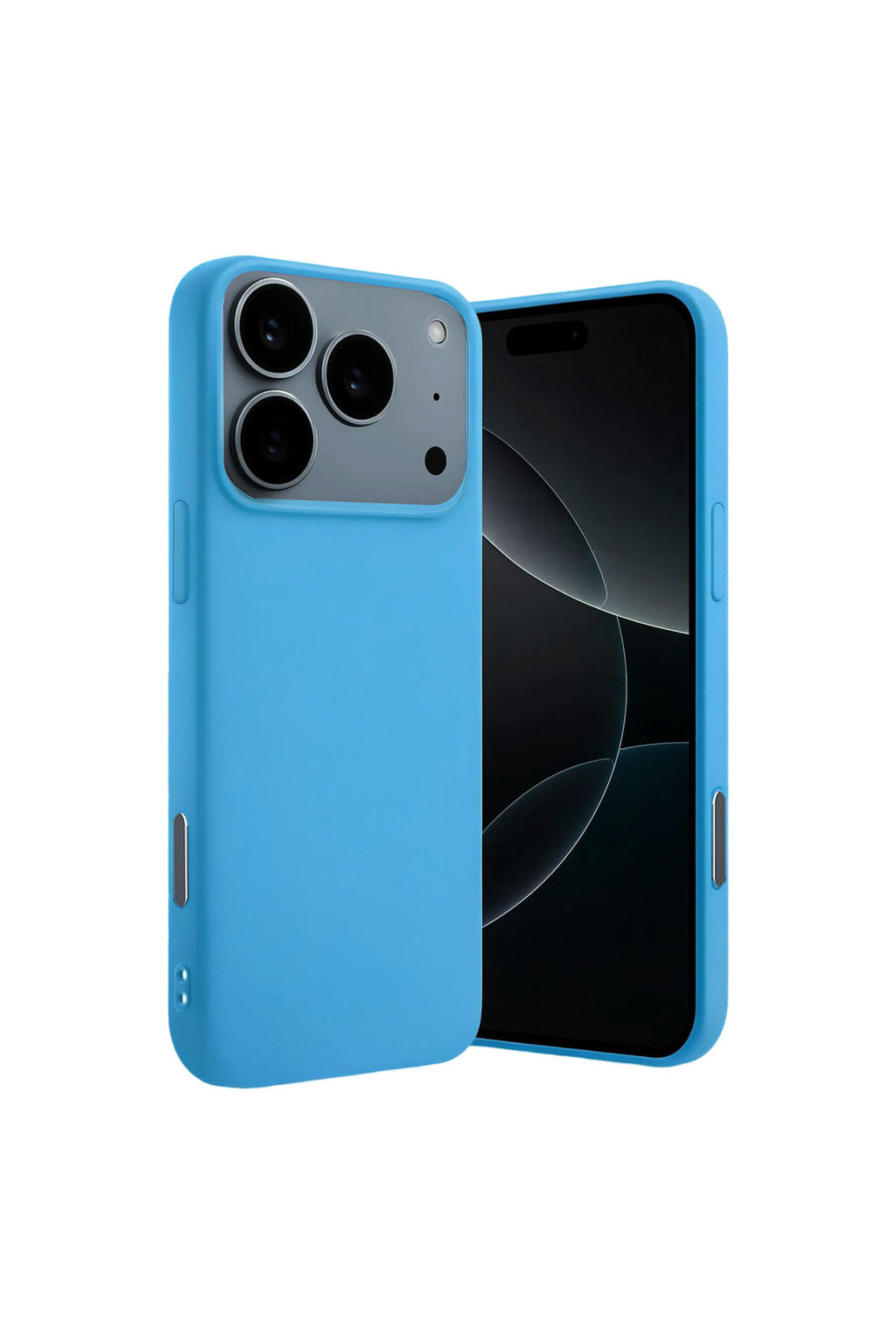 Apple iPhone 17 Pro Uyumlu Nano içi Kadife Silikon - Mavi
