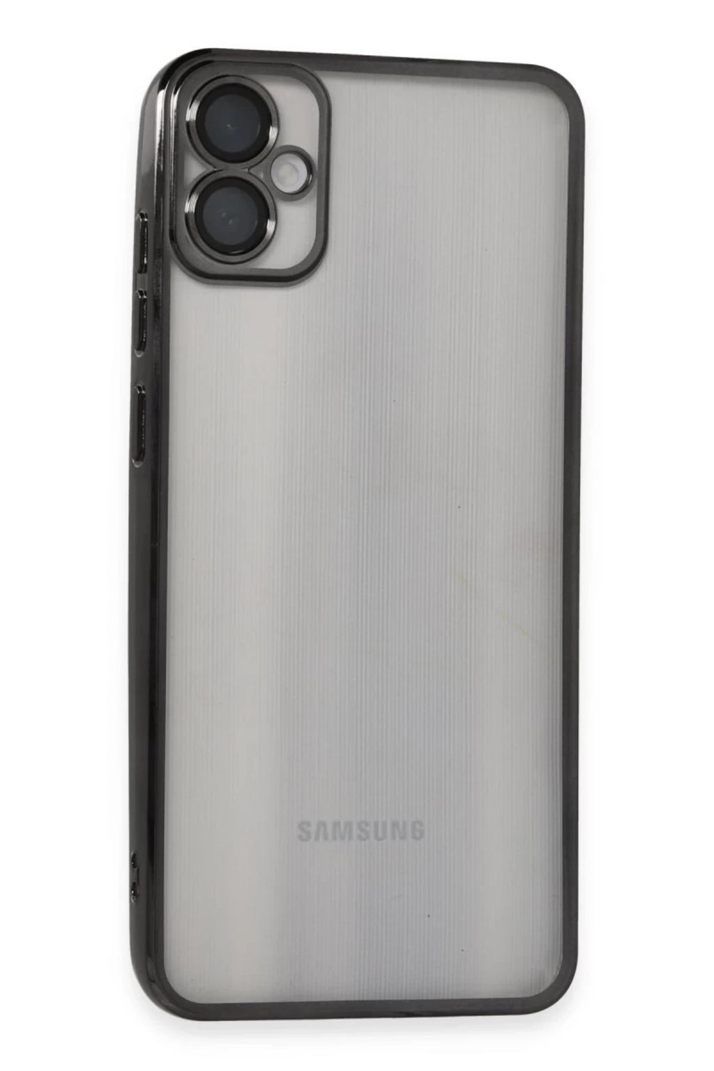 Samsung Galaxy A05 Uyumlu Kılıf Lensli Silikon - Siyah