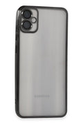 Samsung Galaxy A05 Uyumlu Kılıf Lensli Silikon - Siyah