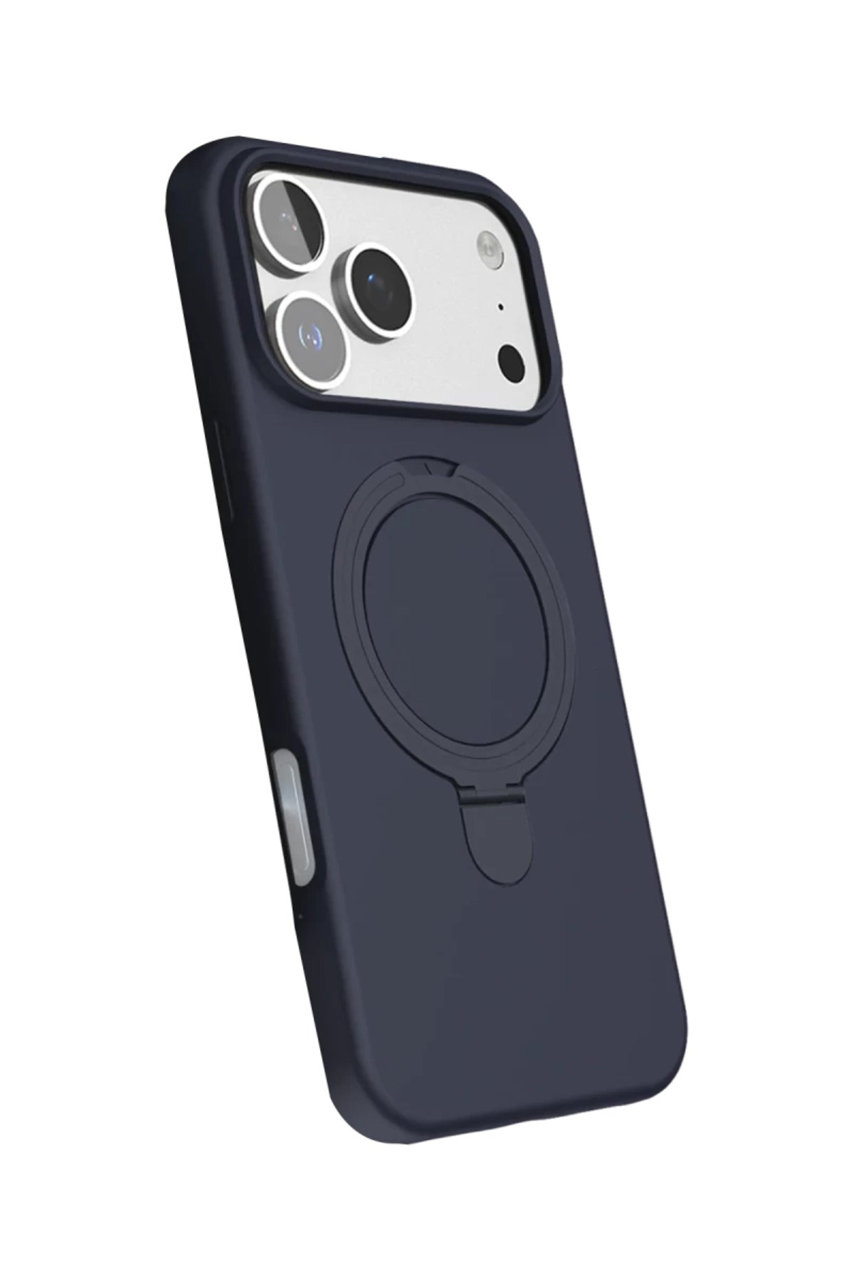 Apple iPhone 17 Pro Uyumlu Regal Magsafe Standlı Kapak - Lacivert