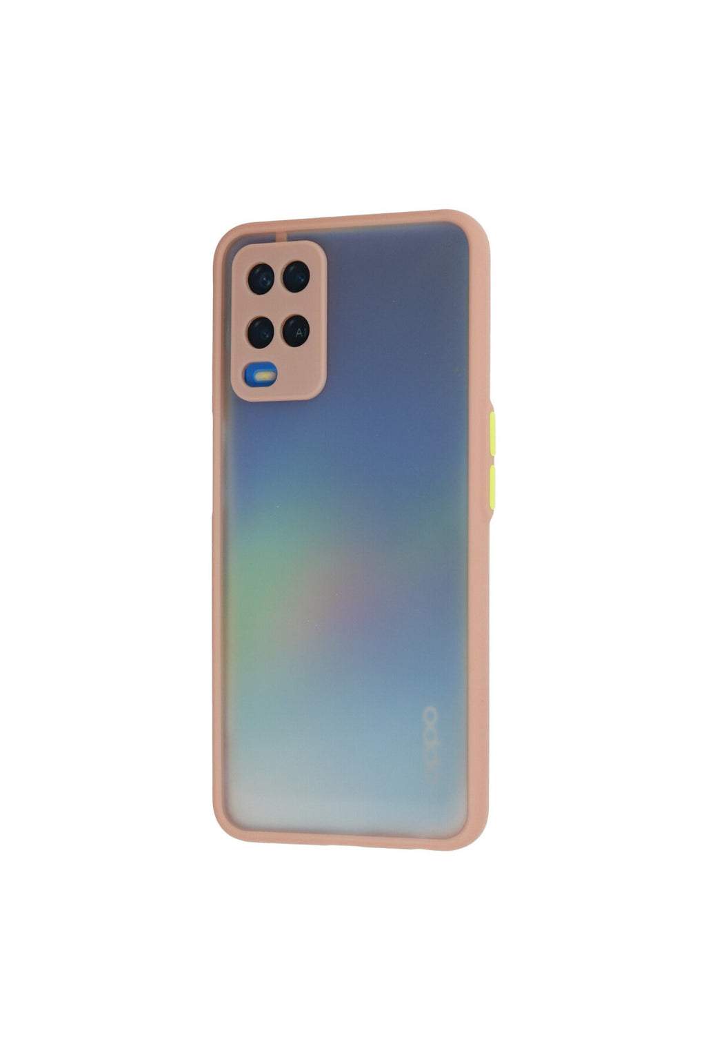 Oppo A54 4G Uyumlu Kılıf Montreal Silikon Kapak - Pembe