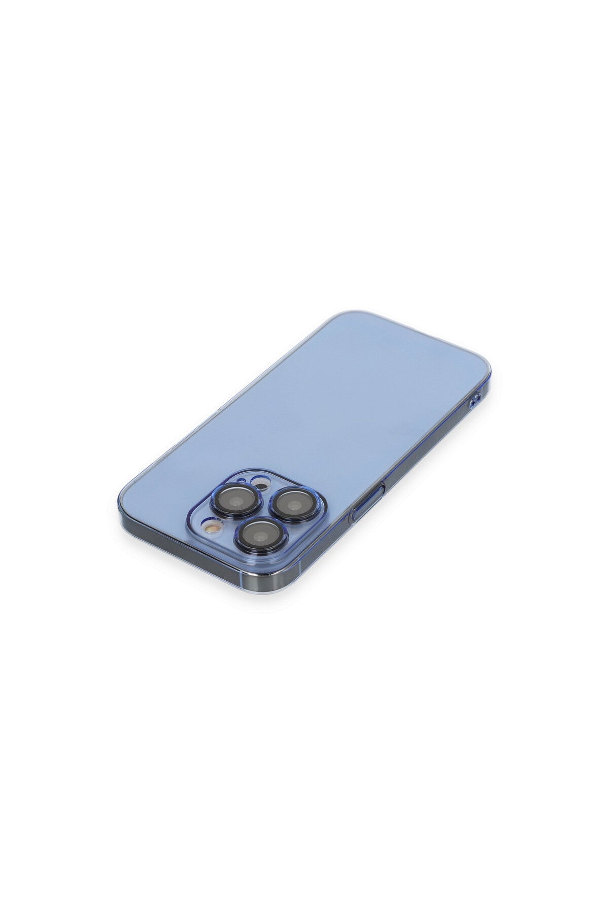 Apple iPhone 14 Pro Uyumlu Kılıf Armada Lensli Kapak - Sierra Blue