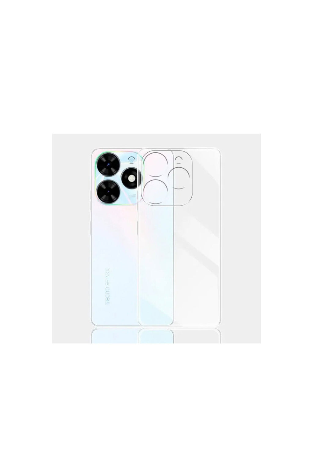 Tecno Spark Go 2024 Kılıf Lüx Şeffaf Silikon