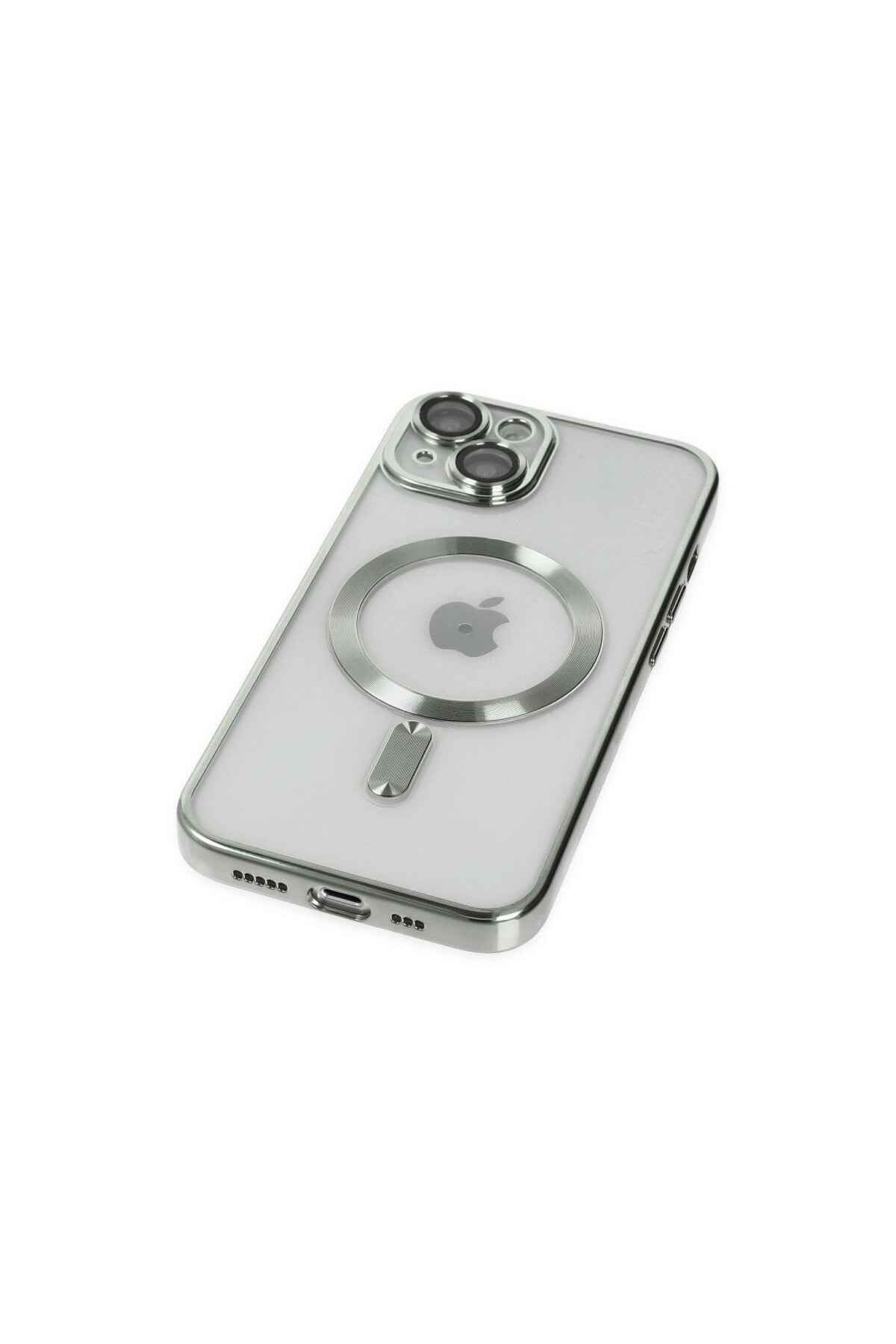 Apple iPhone 14 Uyumlu Kılıf Kross Magneticsafe Kapak - Gümüş