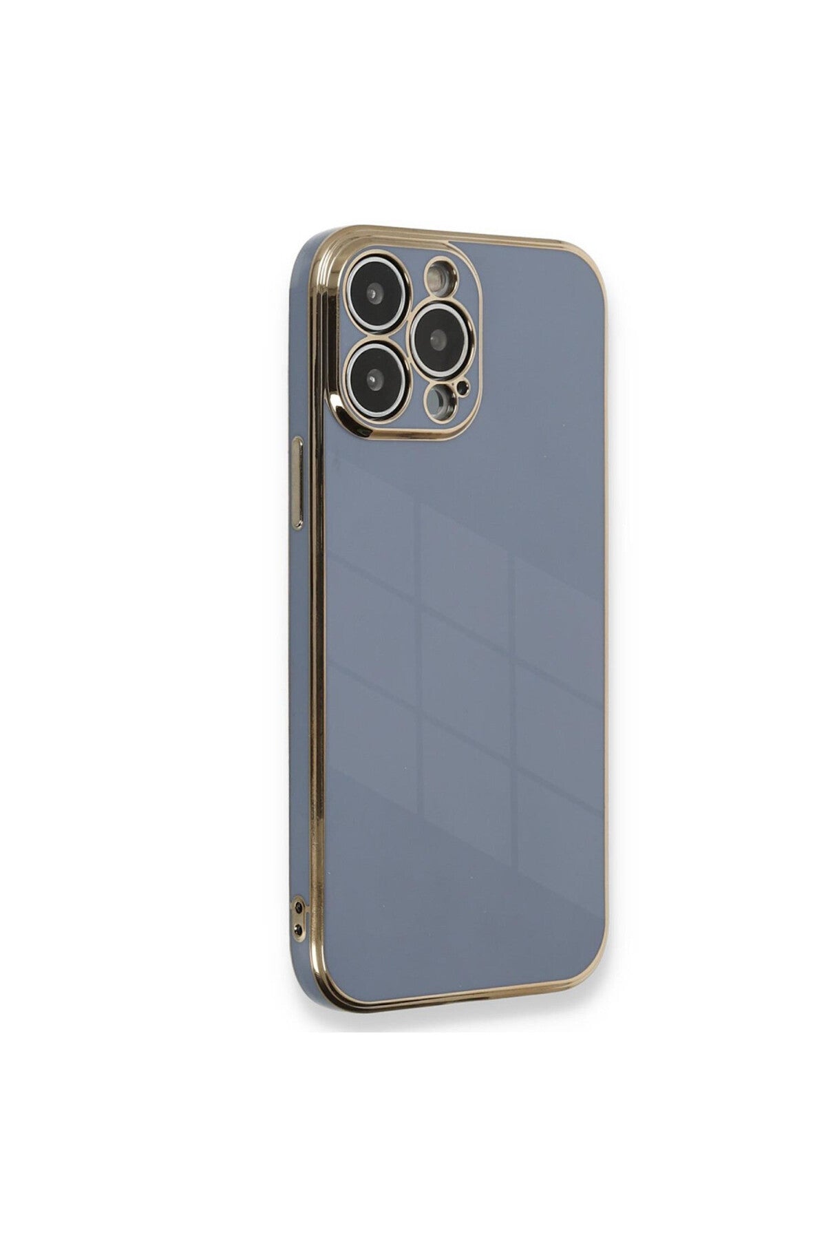 Apple iPhone 15 Pro Uyumlu Kılıf Volet Silikon - Mavi