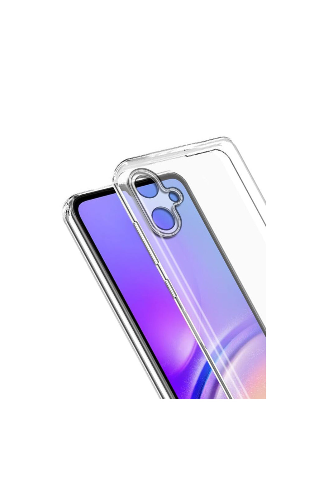 Samsung Galaxy A07 4G Uyumlu Lüx Şeffaf Silikon - Şeffaf