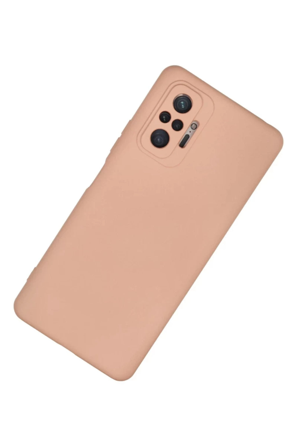 Xiaomi Redmi Note 10 Pro Uyumlu Kılıf Nano içi Kadife Silikon - Pudra