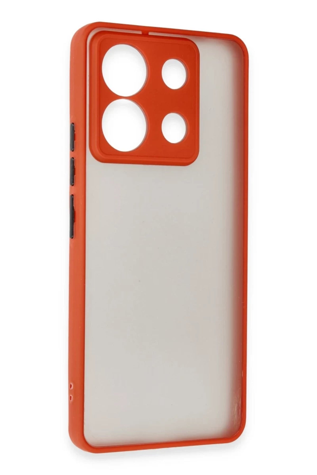 Xiaomi Redmi Note 13 5G Uyumlu Kılıf Montreal Silikon Kapak - Kırmızı