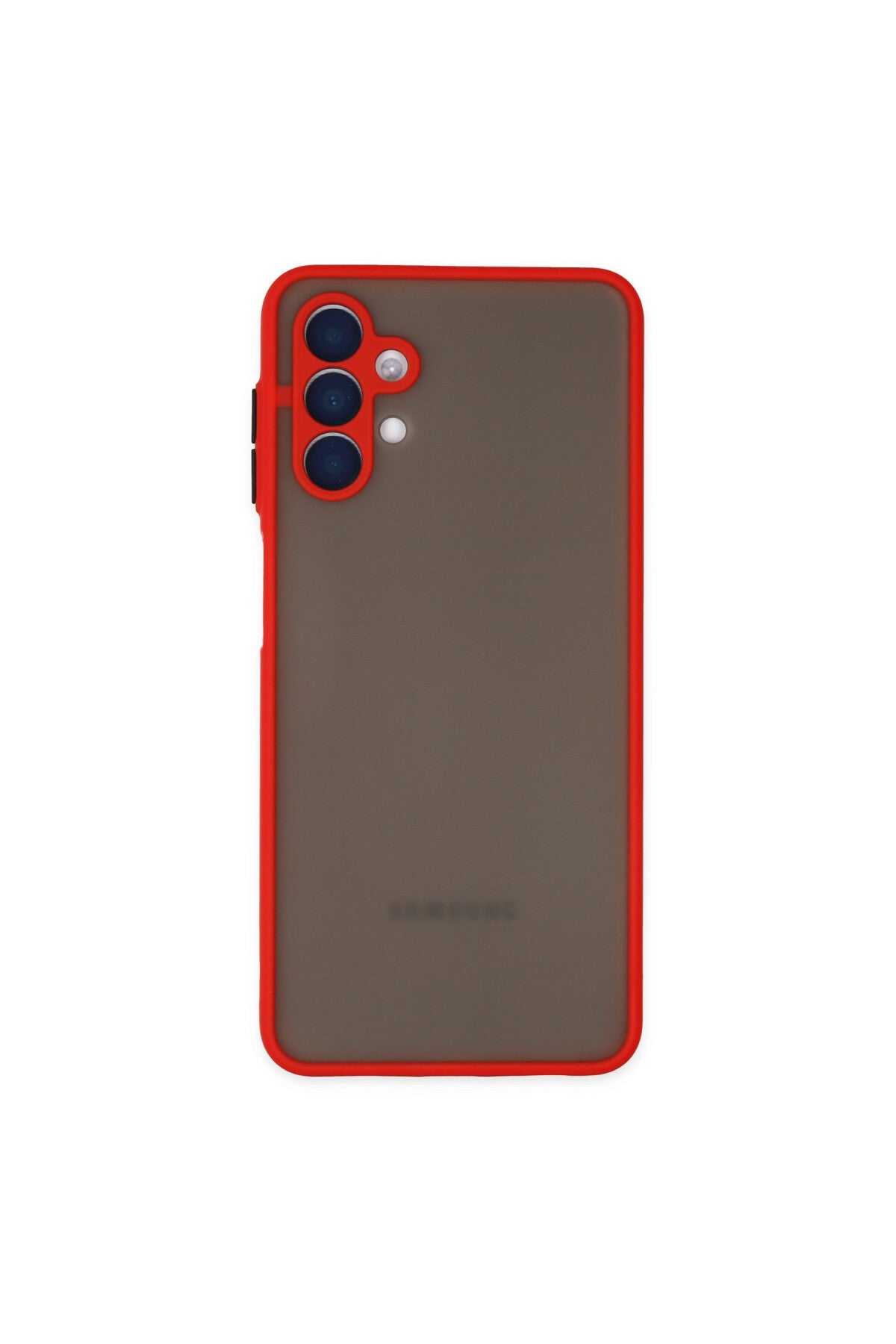 Samsung Galaxy A04S Uyumlu Kılıf Montreal Silikon Kapak - Kırmızı