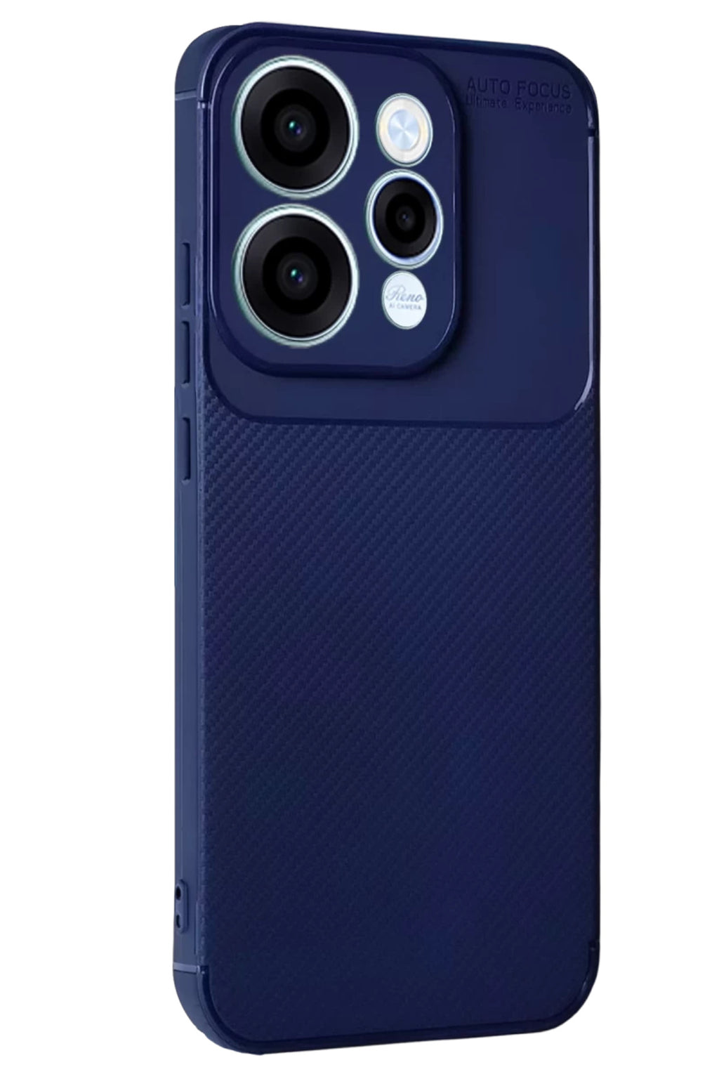 Oppo Reno 15 Uyumlu Auto Focus Karbon Kapak - Lacivert