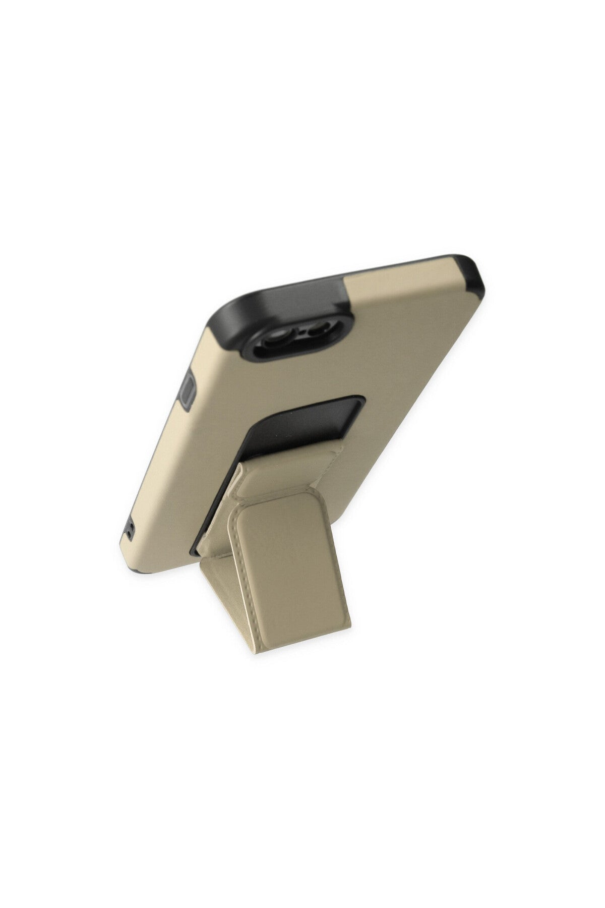 Apple iPhone 6 Uyumlu Kılıf Mega Standlı Silikon - Gold